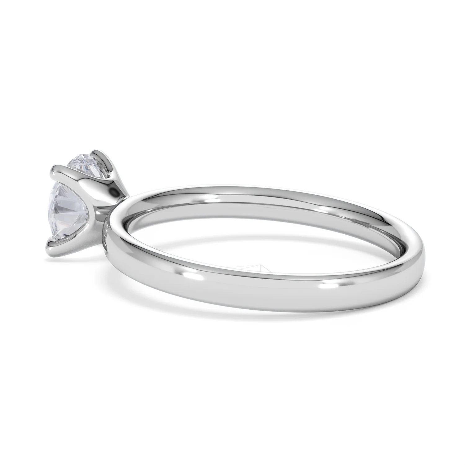 Origin 1.00ct Round Cut Lab Diamond Solitaire Engagement Ring in Platinum - Image 62