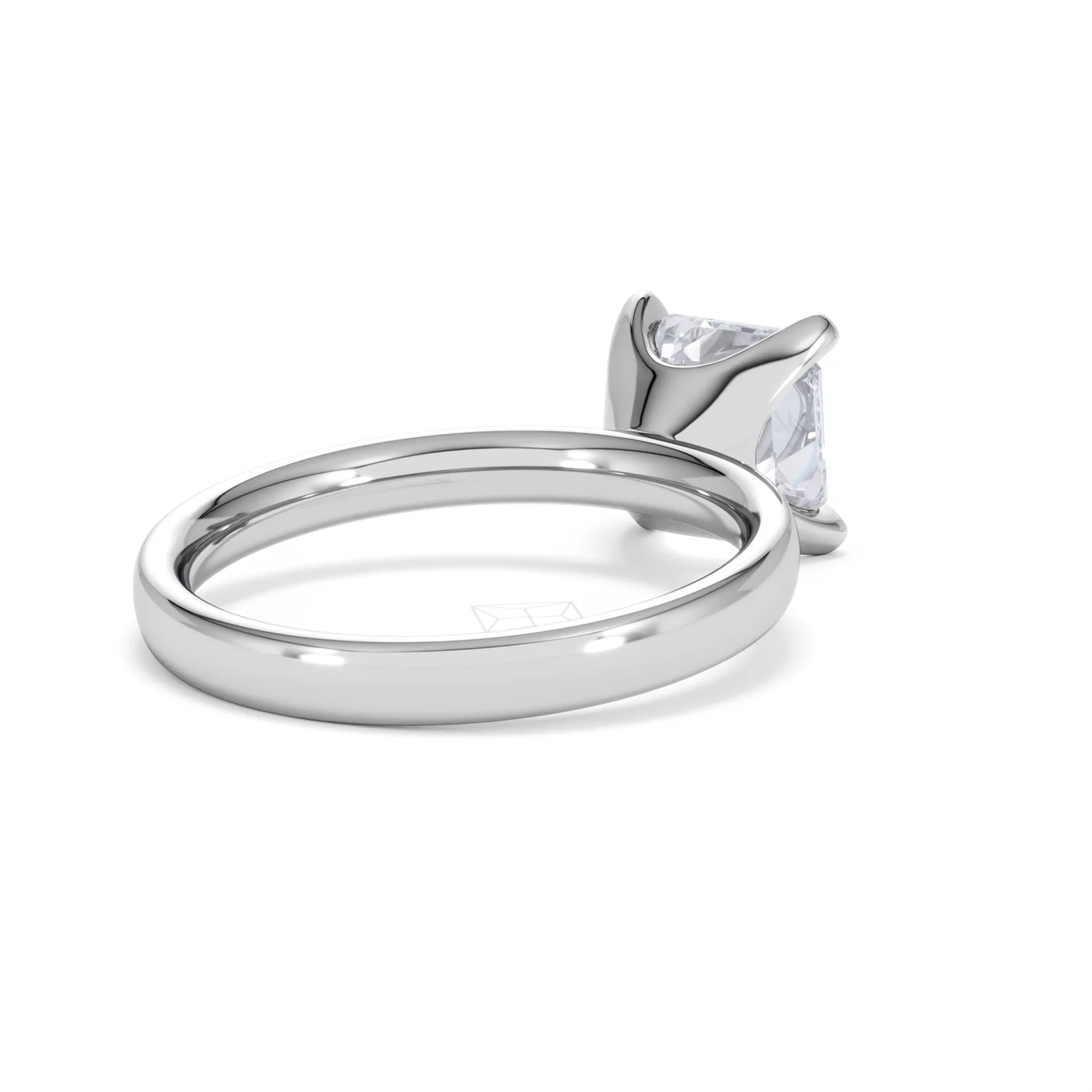 Origin 2.00ct Asscher Cut Lab Diamond Solitaire Engagement Ring in 18K White Gold - Image 39
