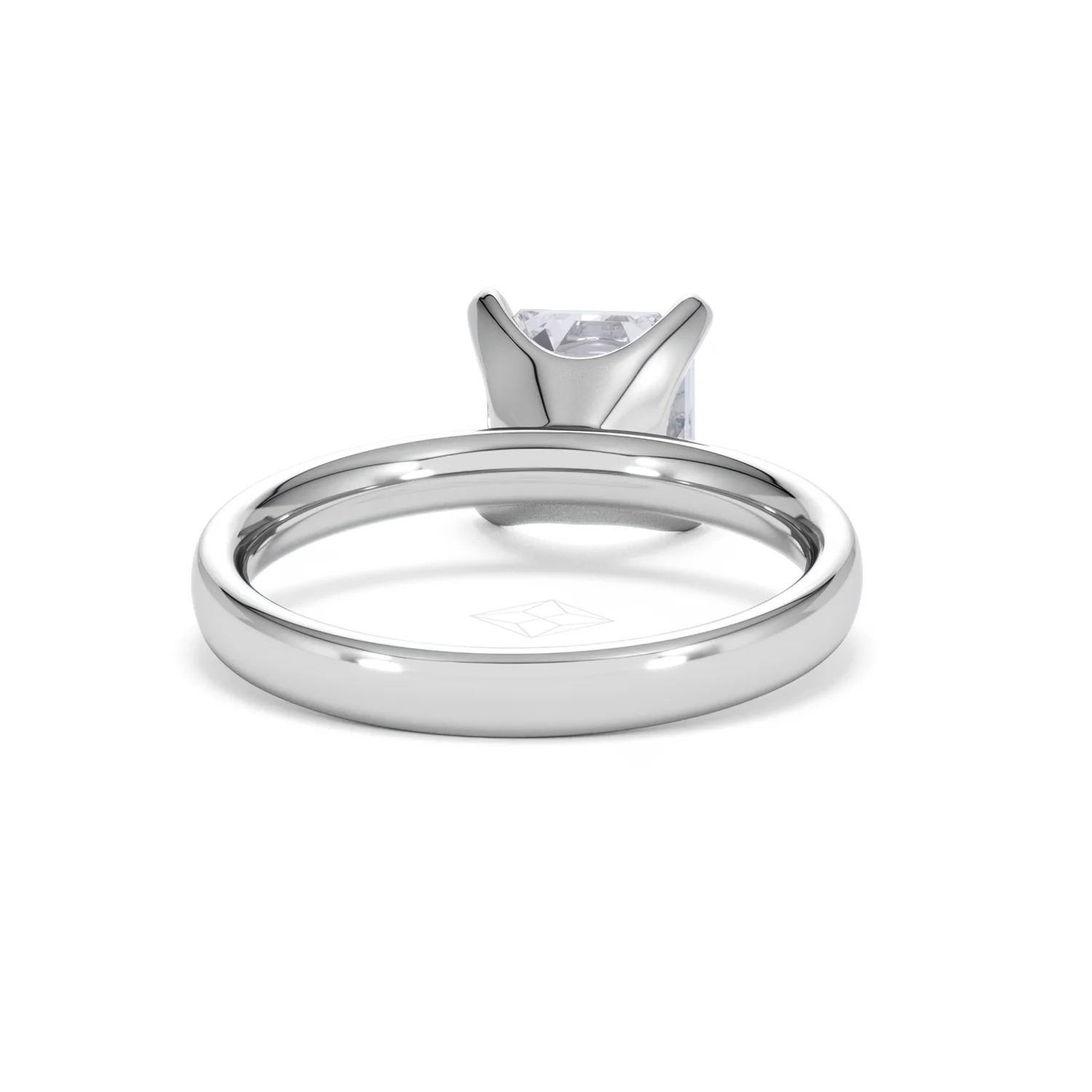 Origin 2.00ct Asscher Cut Lab Diamond Solitaire Engagement Ring in 18K White Gold - Image 45