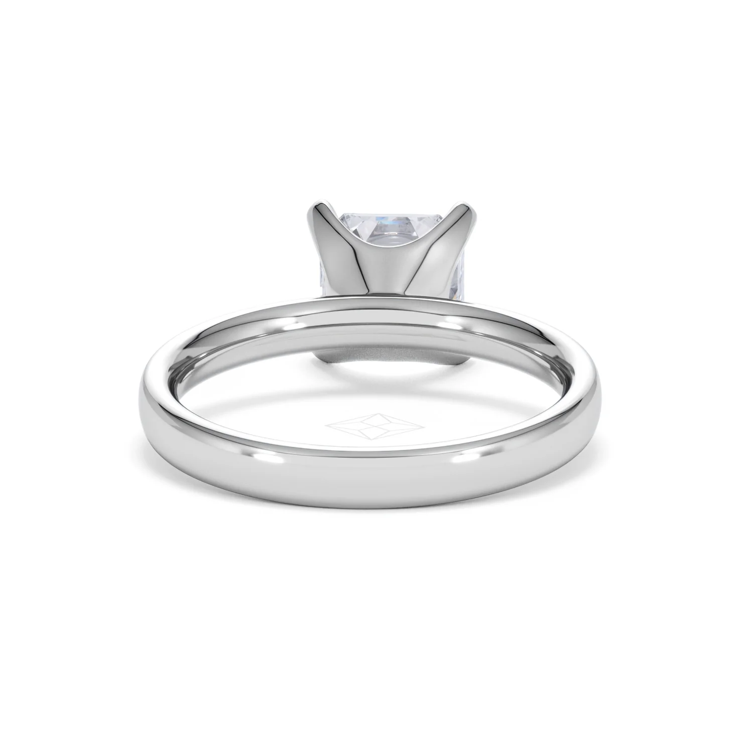 Origin 2.00ct Asscher Cut Lab Diamond Solitaire Engagement Ring in 18K White Gold - Image 46