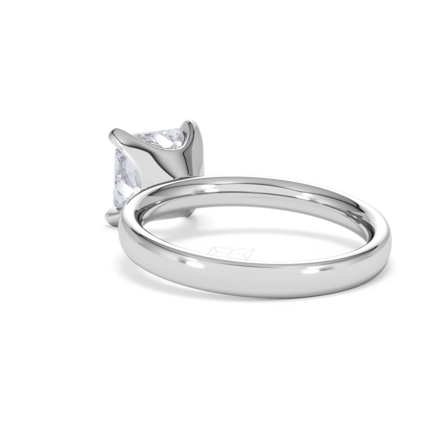 Origin 2.00ct Asscher Cut Lab Diamond Solitaire Engagement Ring in 18K White Gold - Image 54