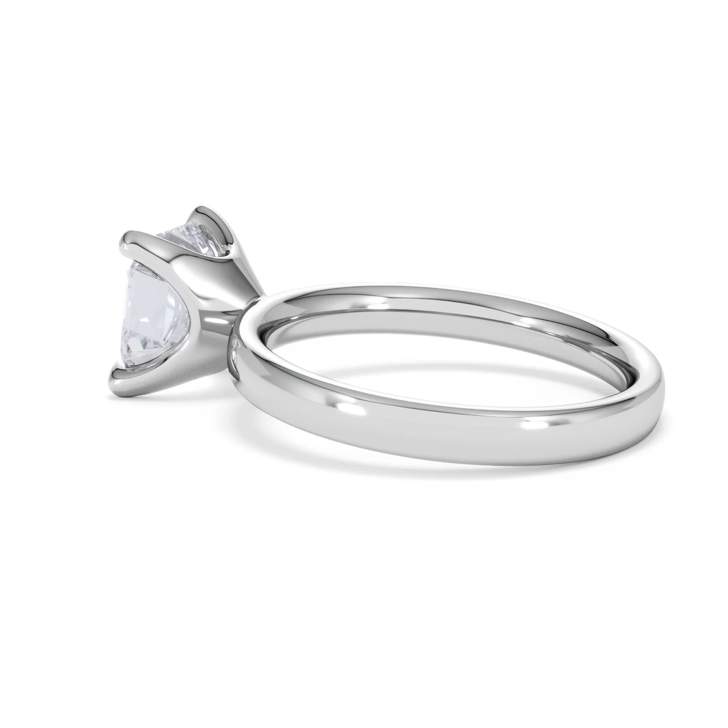 Origin 2.00ct Asscher Cut Lab Diamond Solitaire Engagement Ring in 18K White Gold - Image 61
