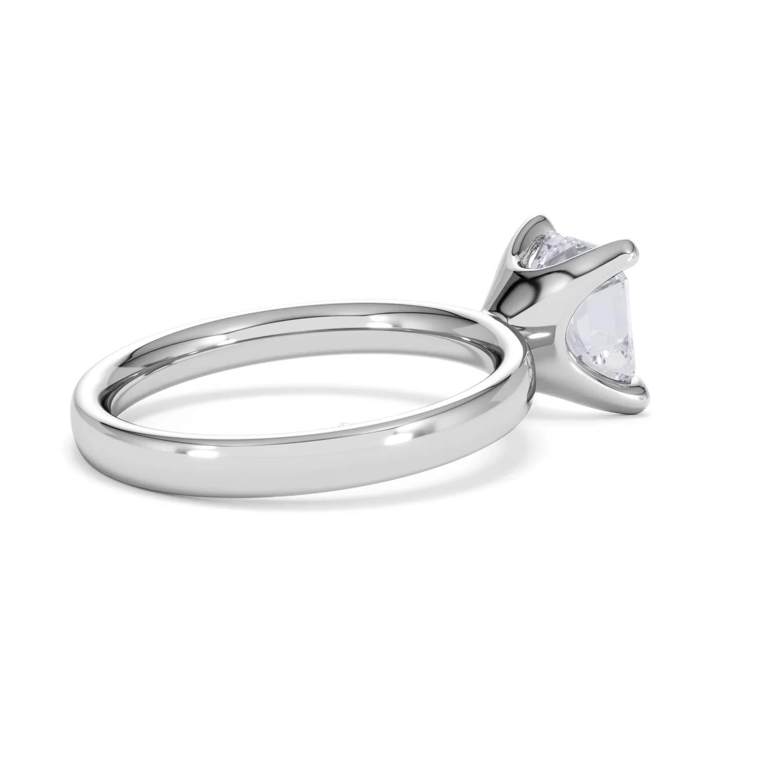 Origin 2.00ct Asscher Cut Lab Diamond Solitaire Engagement Ring in Platinum - Image 34