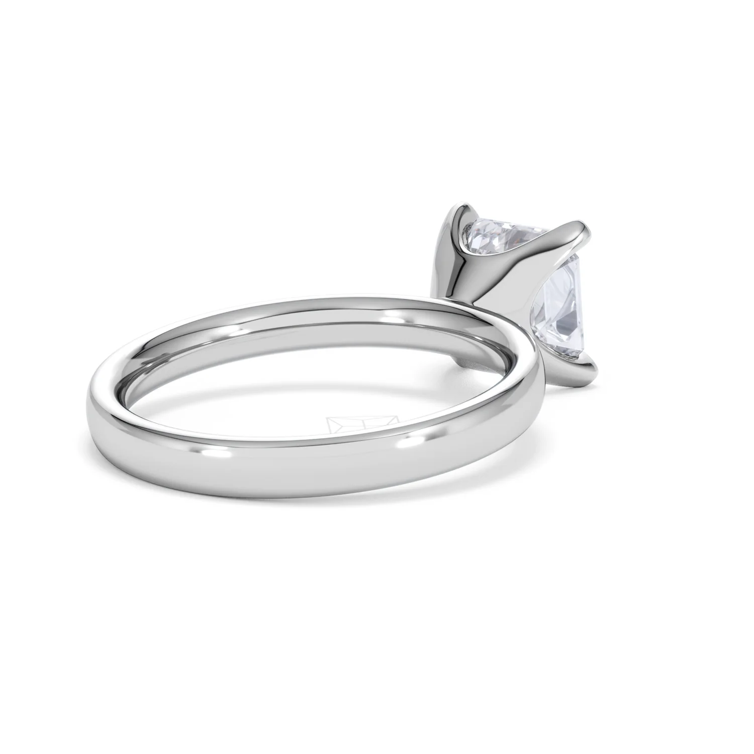 Origin 2.00ct Asscher Cut Lab Diamond Solitaire Engagement Ring in Platinum - Image 38