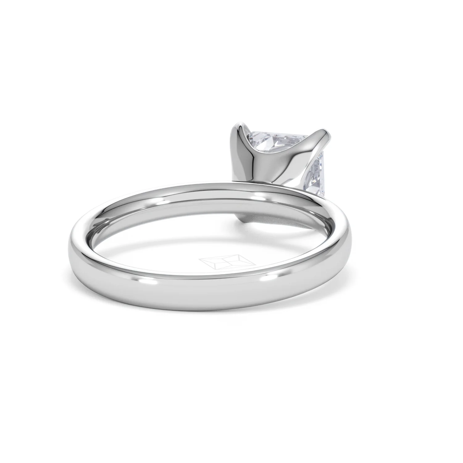 Origin 2.00ct Asscher Cut Lab Diamond Solitaire Engagement Ring in Platinum - Image 42