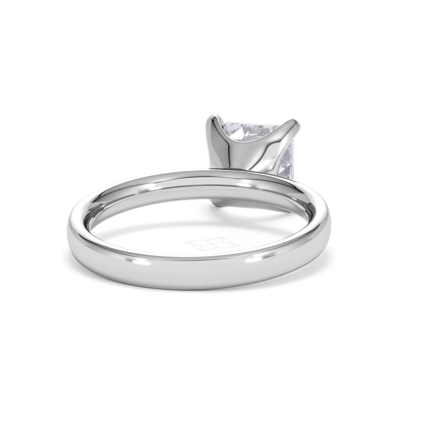 Origin 2.00ct Asscher Cut Lab Diamond Solitaire Engagement Ring in Platinum - Image 43