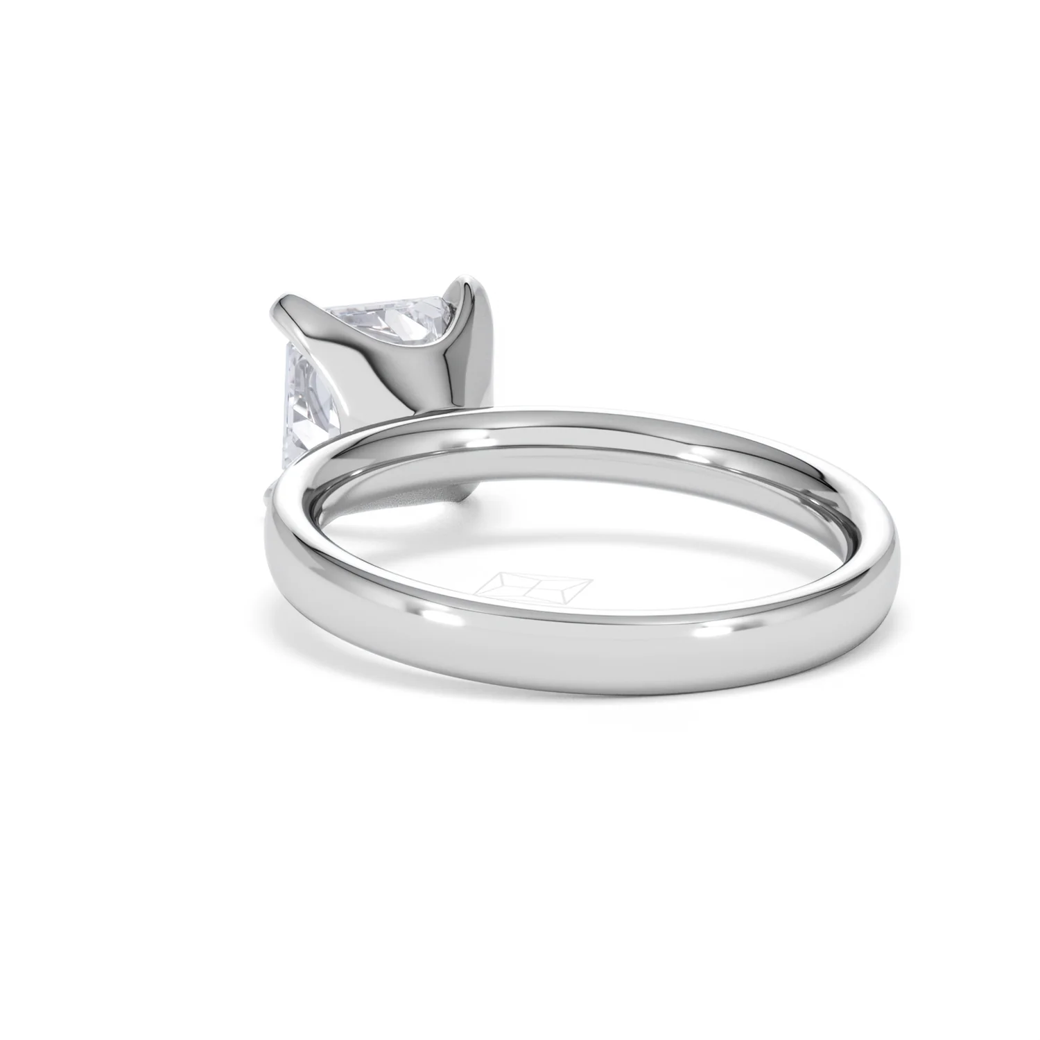 Origin 2.00ct Asscher Cut Lab Diamond Solitaire Engagement Ring in Platinum - Image 53