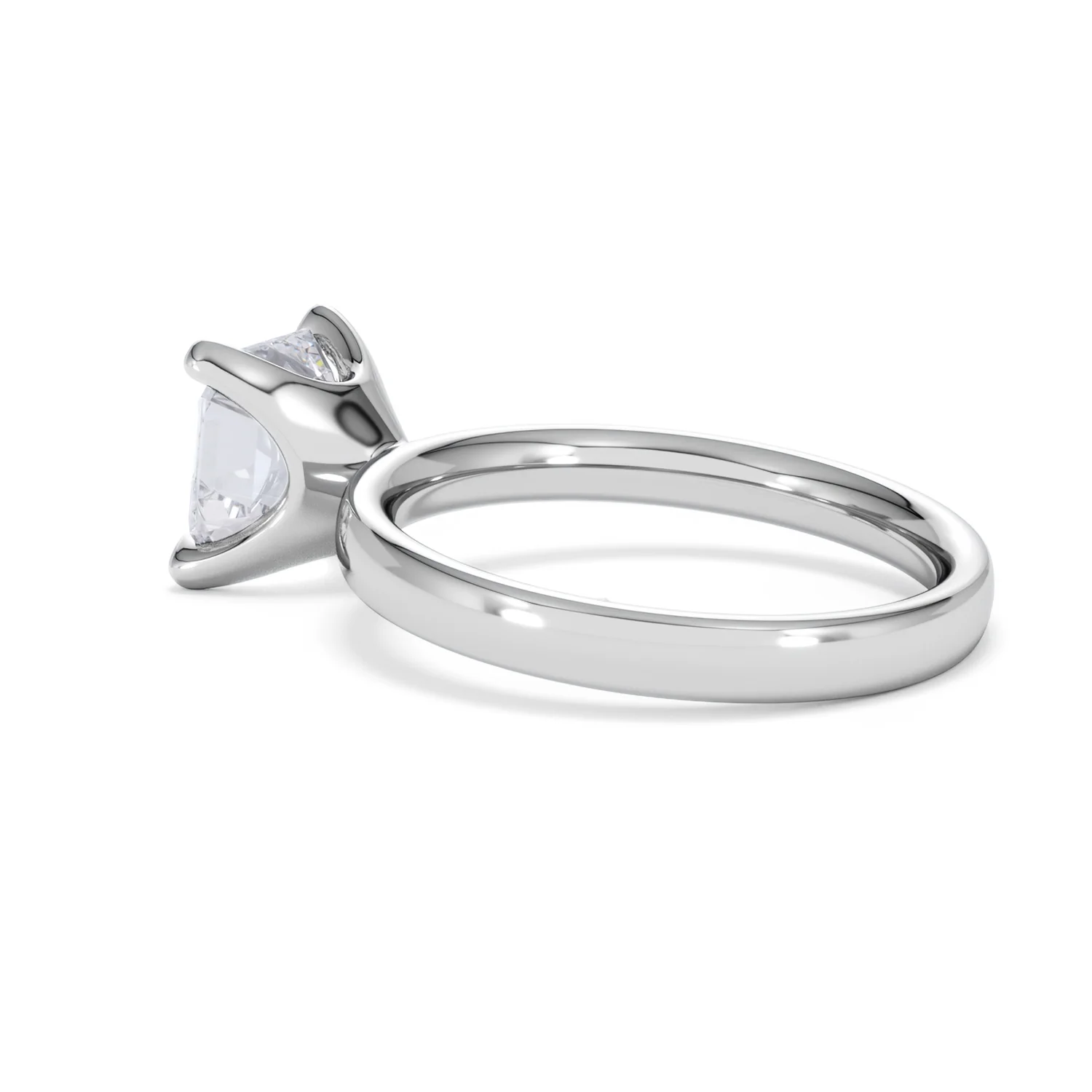 Origin 2.00ct Asscher Cut Lab Diamond Solitaire Engagement Ring in Platinum - Image 60