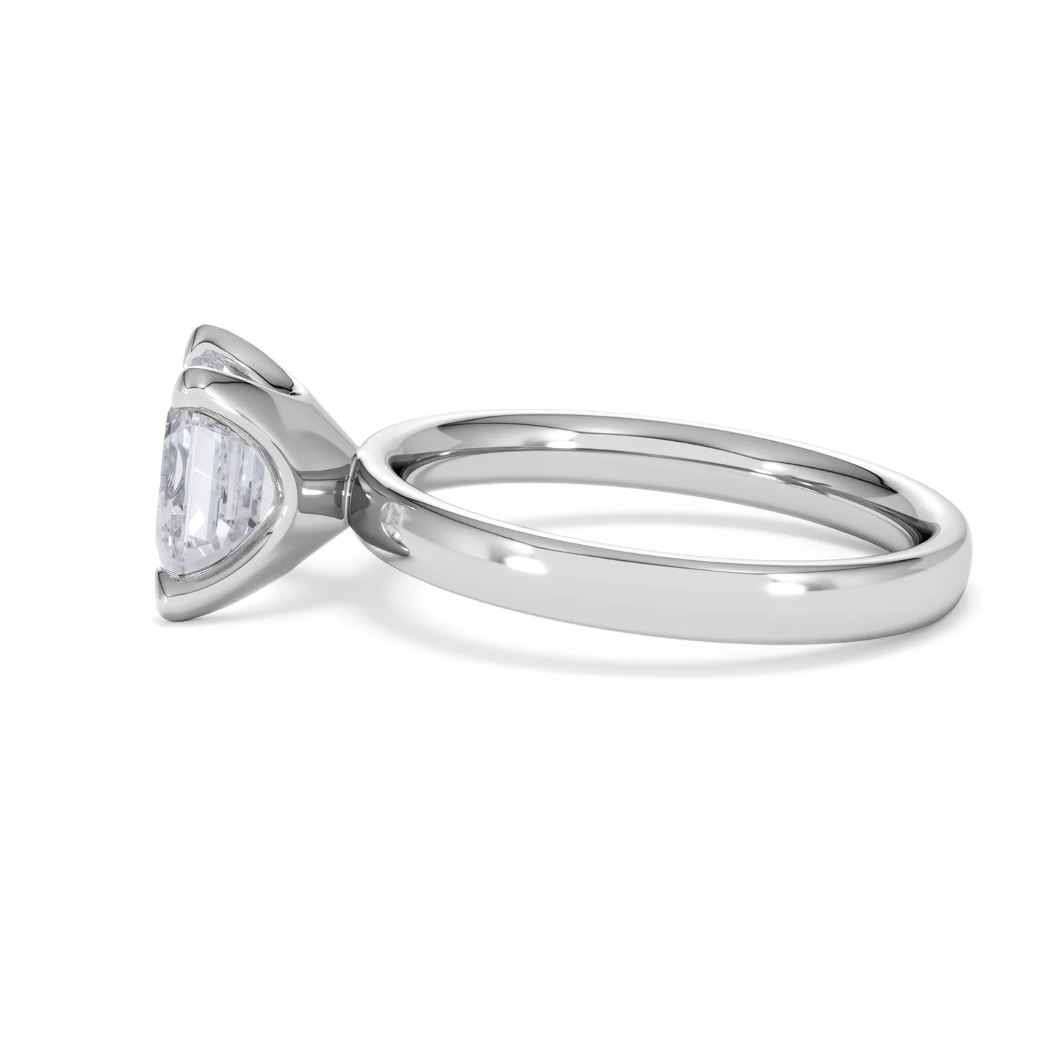 Origin 2.00ct Asscher Cut Lab Diamond Solitaire Engagement Ring in Platinum - Image 67