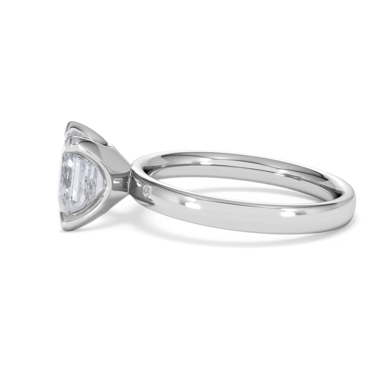 Origin 2.00ct Asscher Cut Lab Diamond Solitaire Engagement Ring in Platinum - Image 68