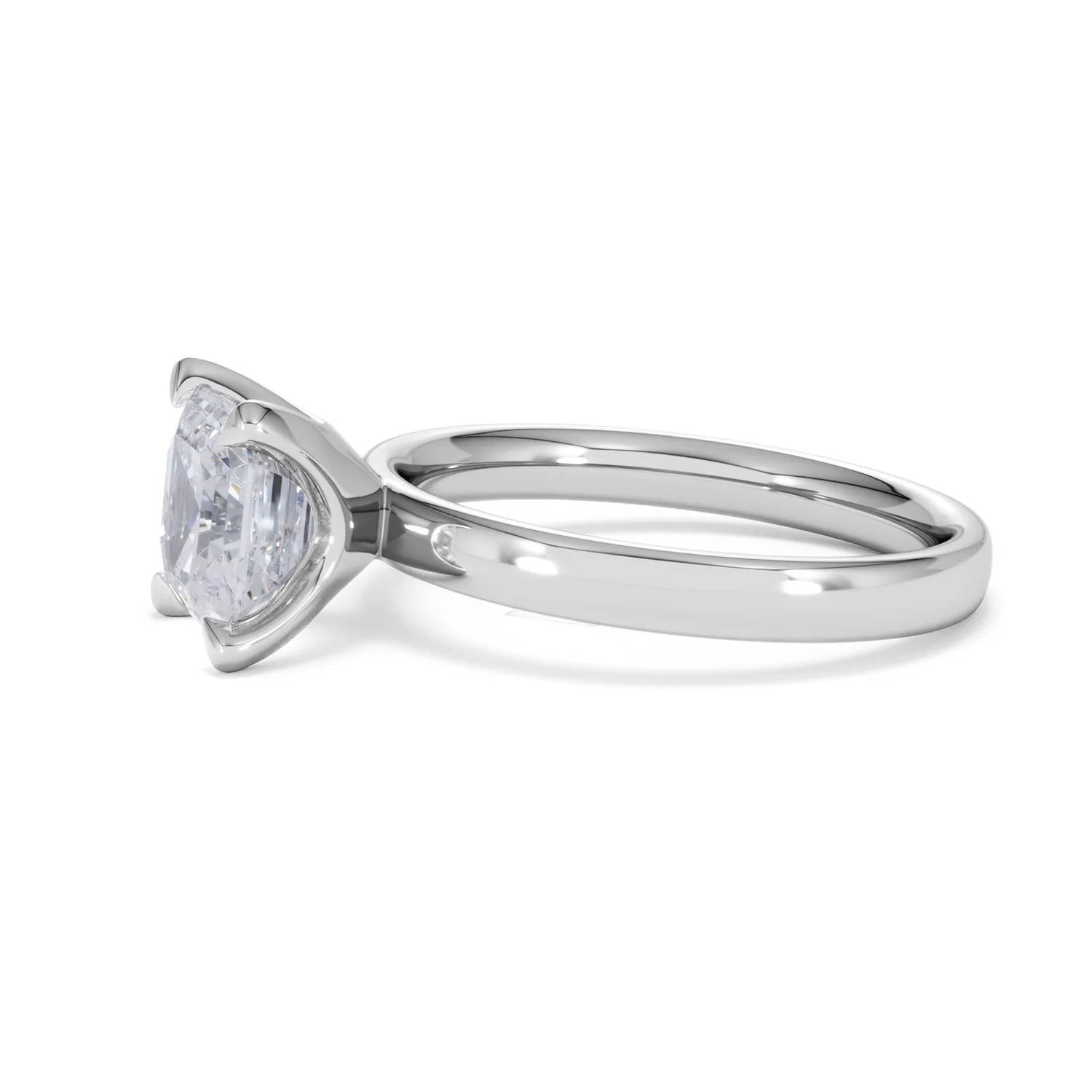 Origin 2.00ct Asscher Cut Lab Diamond Solitaire Engagement Ring in Platinum - Image 71