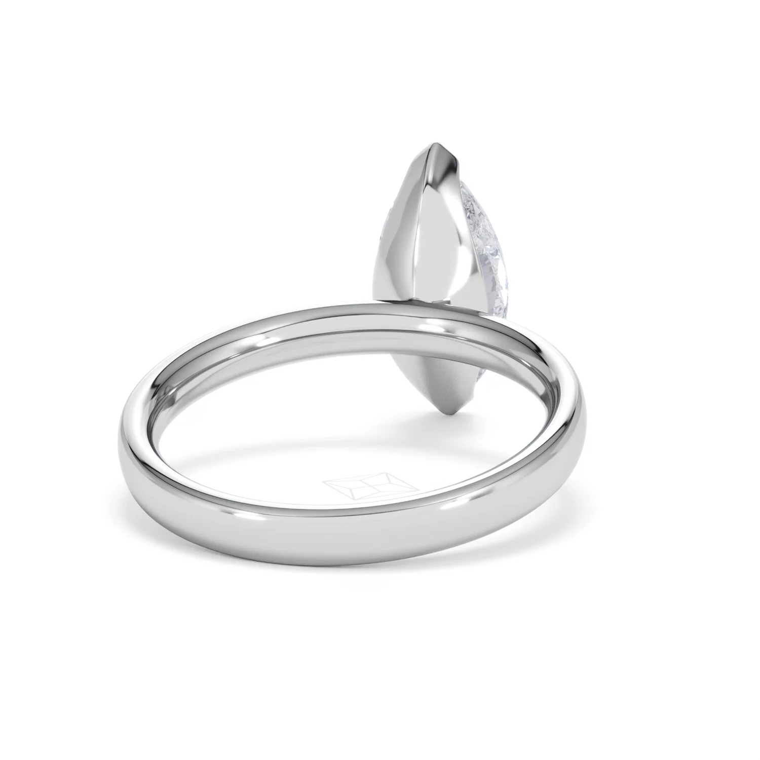 Origin 2.00ct Marquise Cut Lab Diamond Solitaire Engagement Ring in 18K White Gold - Image 43