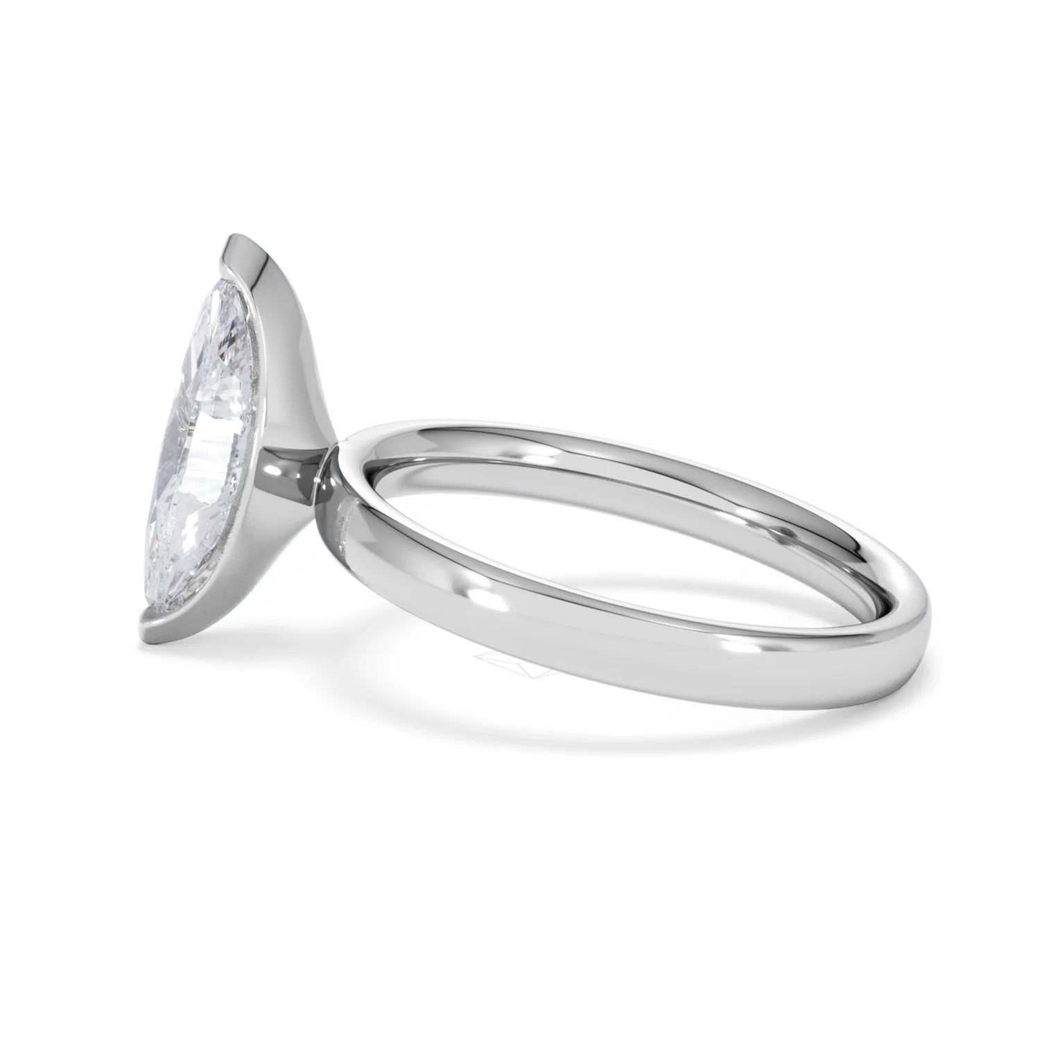 Origin 2.00ct Marquise Cut Lab Diamond Solitaire Engagement Ring in 18K White Gold - Image 65