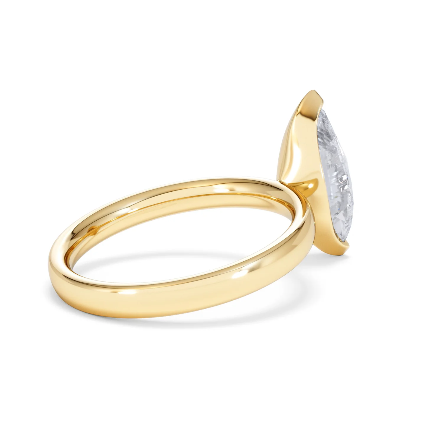 Origin 2.00ct Marquise Cut Lab Diamond Solitaire Engagement Ring in 18K Yellow Gold - Image 35