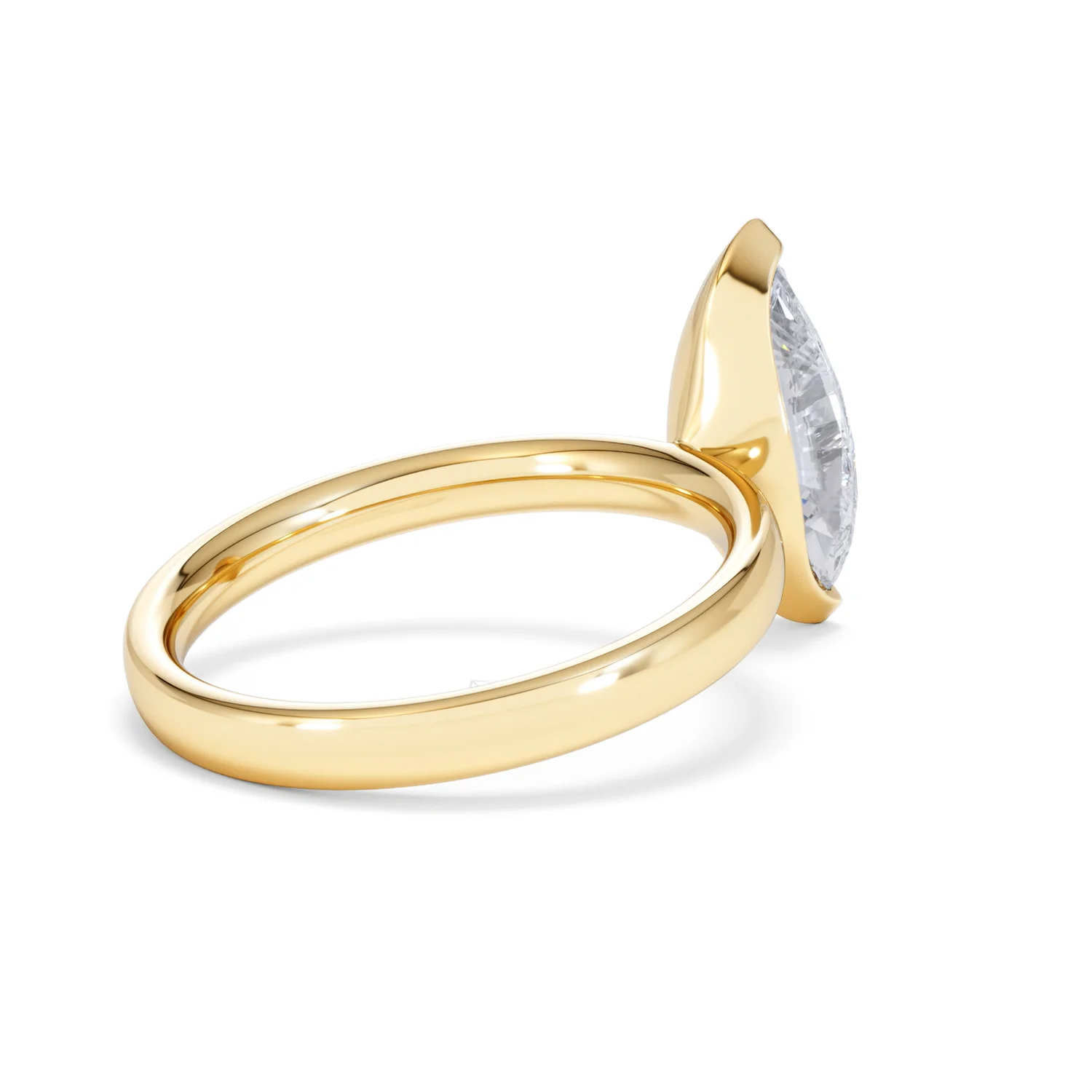 Origin 2.00ct Marquise Cut Lab Diamond Solitaire Engagement Ring in 18K Yellow Gold - Image 36