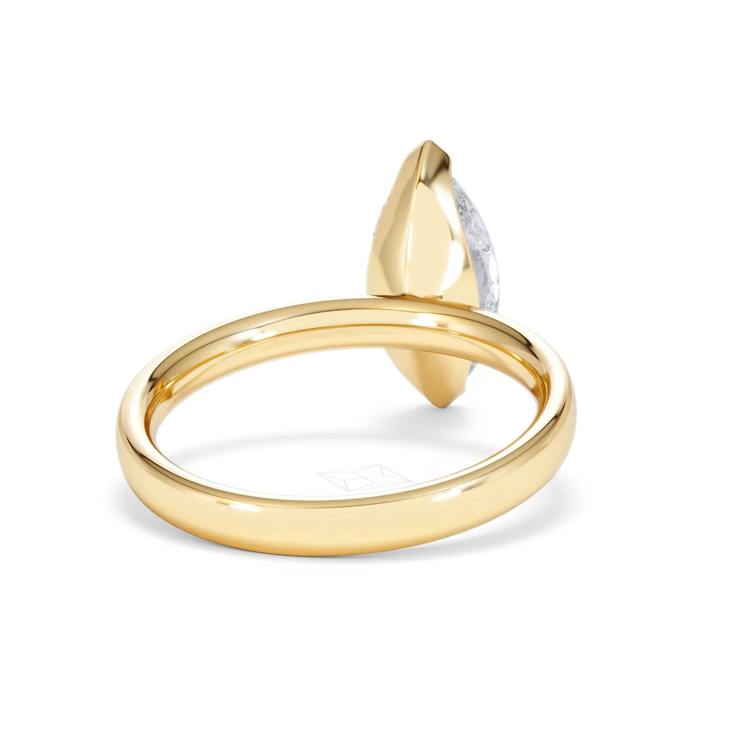 Origin 2.00ct Marquise Cut Lab Diamond Solitaire Engagement Ring in 18K Yellow Gold - Image 43