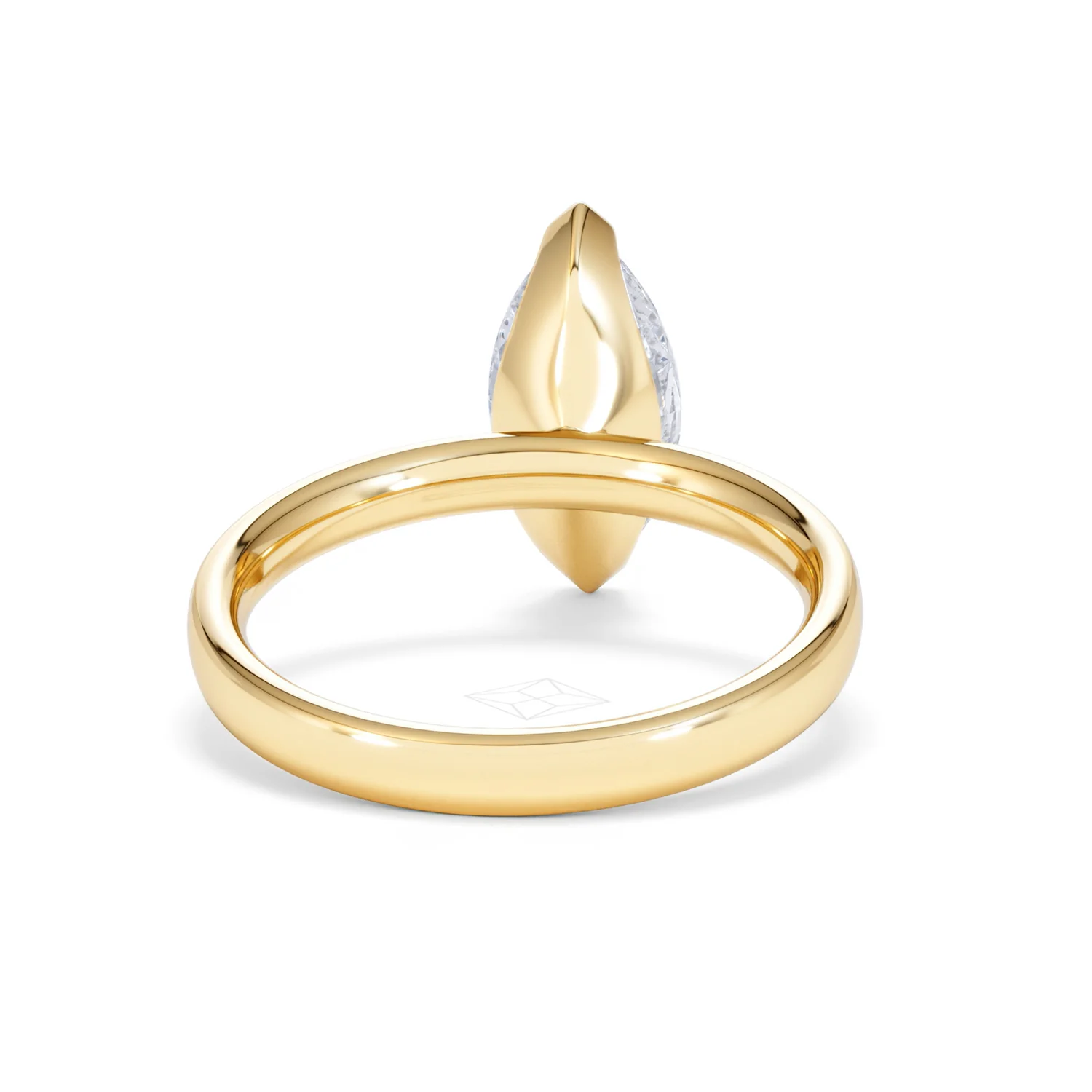 Origin 2.00ct Marquise Cut Lab Diamond Solitaire Engagement Ring in 18K Yellow Gold - Image 45