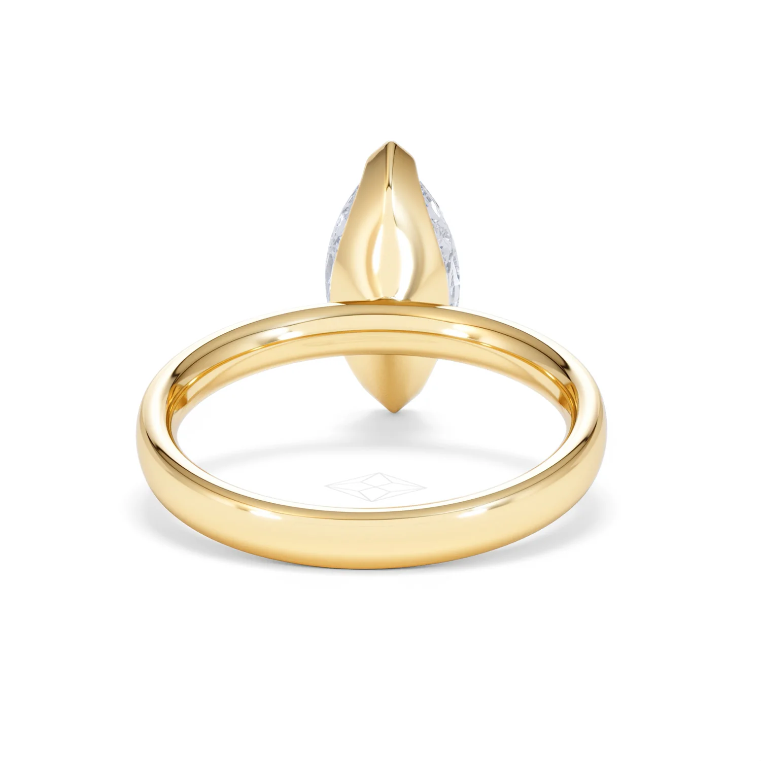 Origin 2.00ct Marquise Cut Lab Diamond Solitaire Engagement Ring in 18K Yellow Gold - Image 46