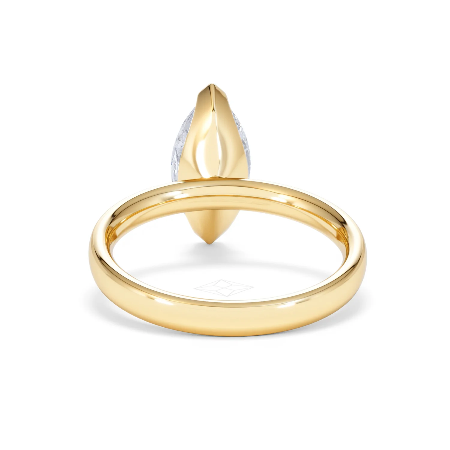 Origin 2.00ct Marquise Cut Lab Diamond Solitaire Engagement Ring in 18K Yellow Gold - Image 48