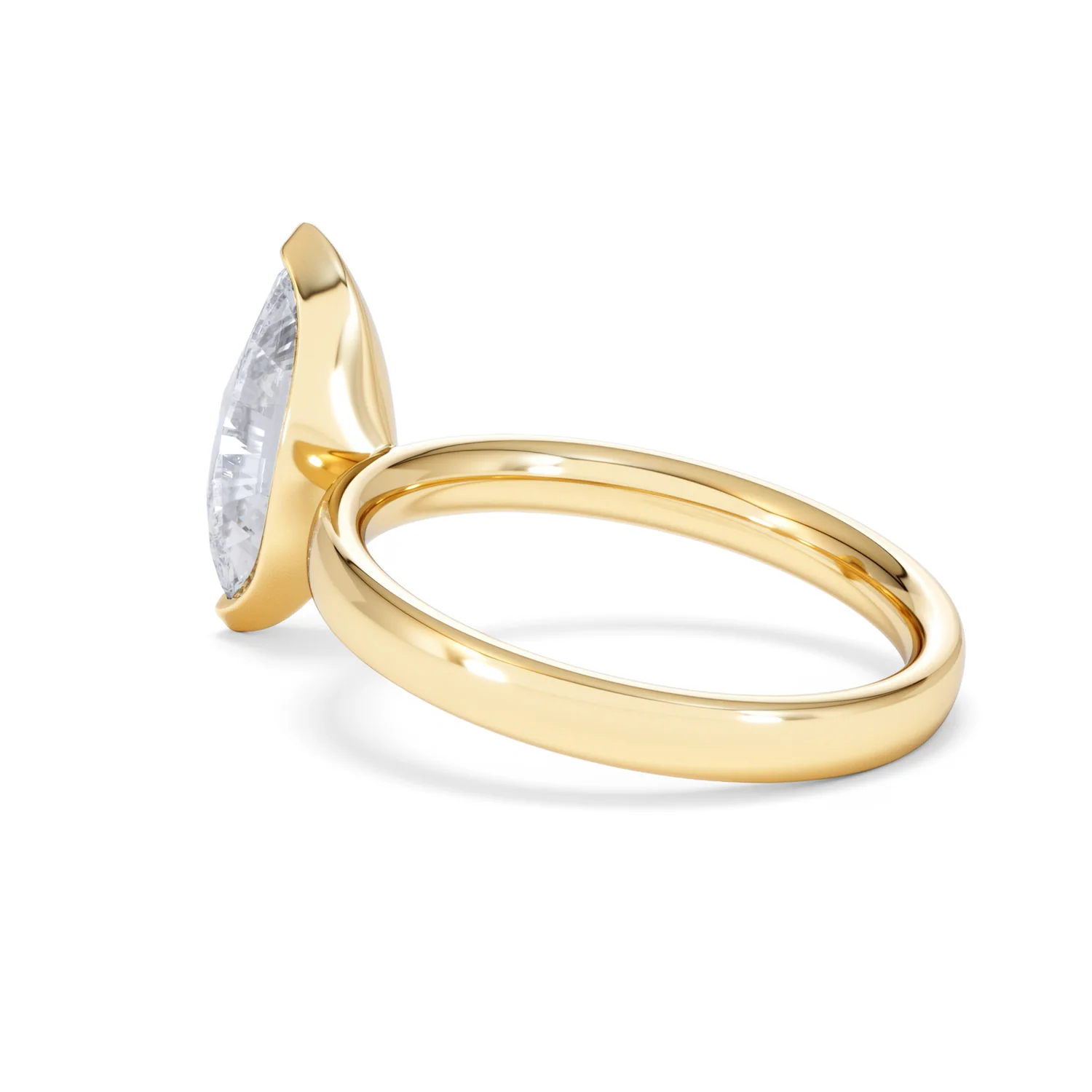 Origin 2.00ct Marquise Cut Lab Diamond Solitaire Engagement Ring in 18K Yellow Gold - Image 59