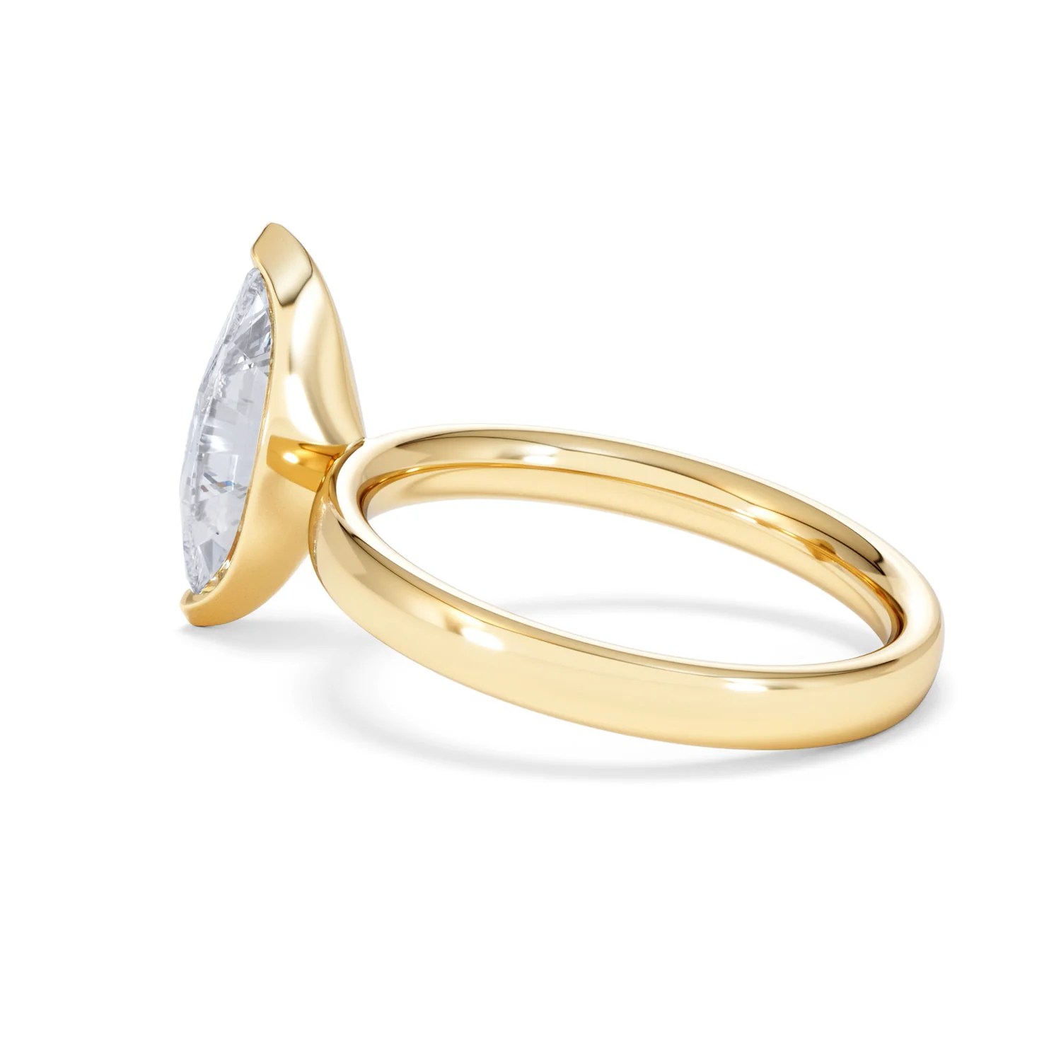 Origin 2.00ct Marquise Cut Lab Diamond Solitaire Engagement Ring in 18K Yellow Gold - Image 61