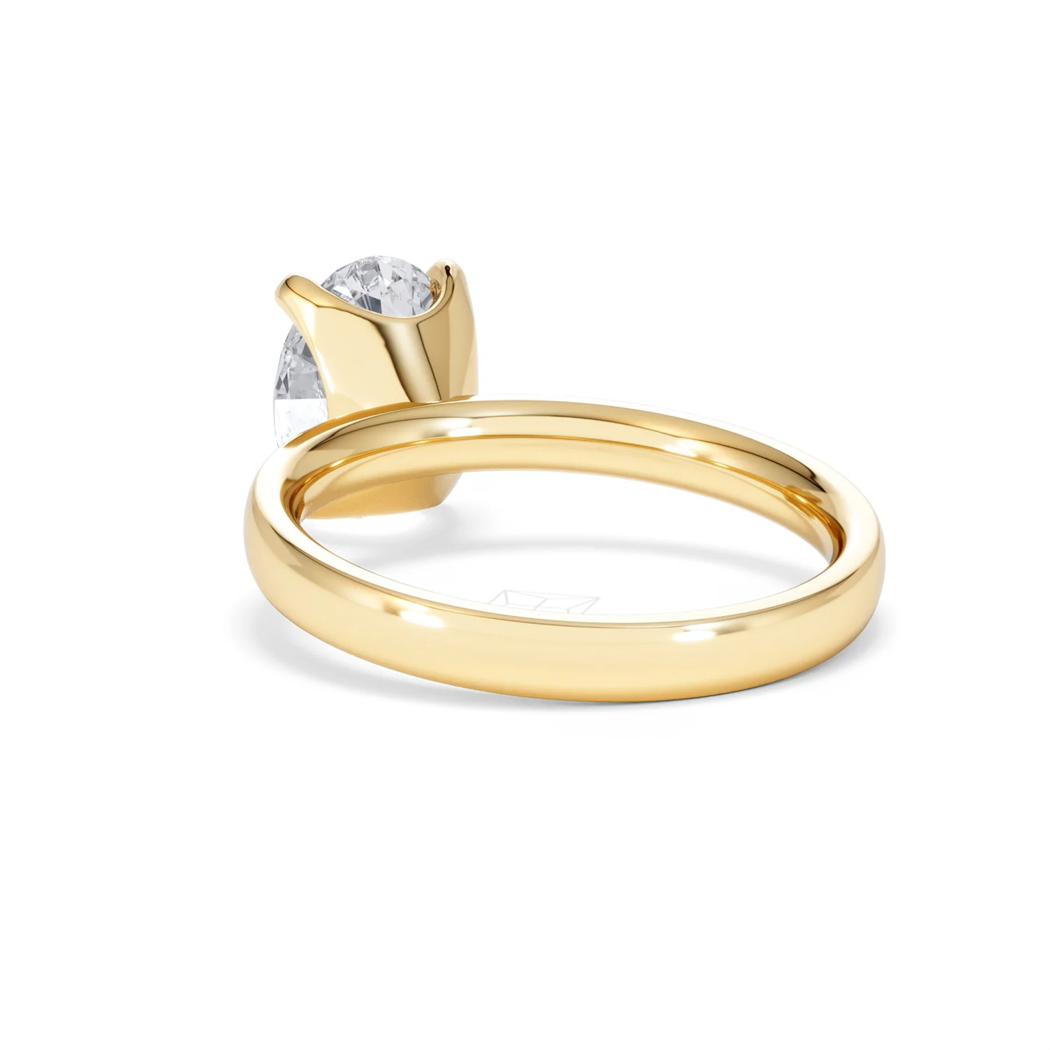 Origin 2.00ct Oval Cut Lab Diamond Solitaire Engagement Ring in 18K Yellow Gold - Image 53