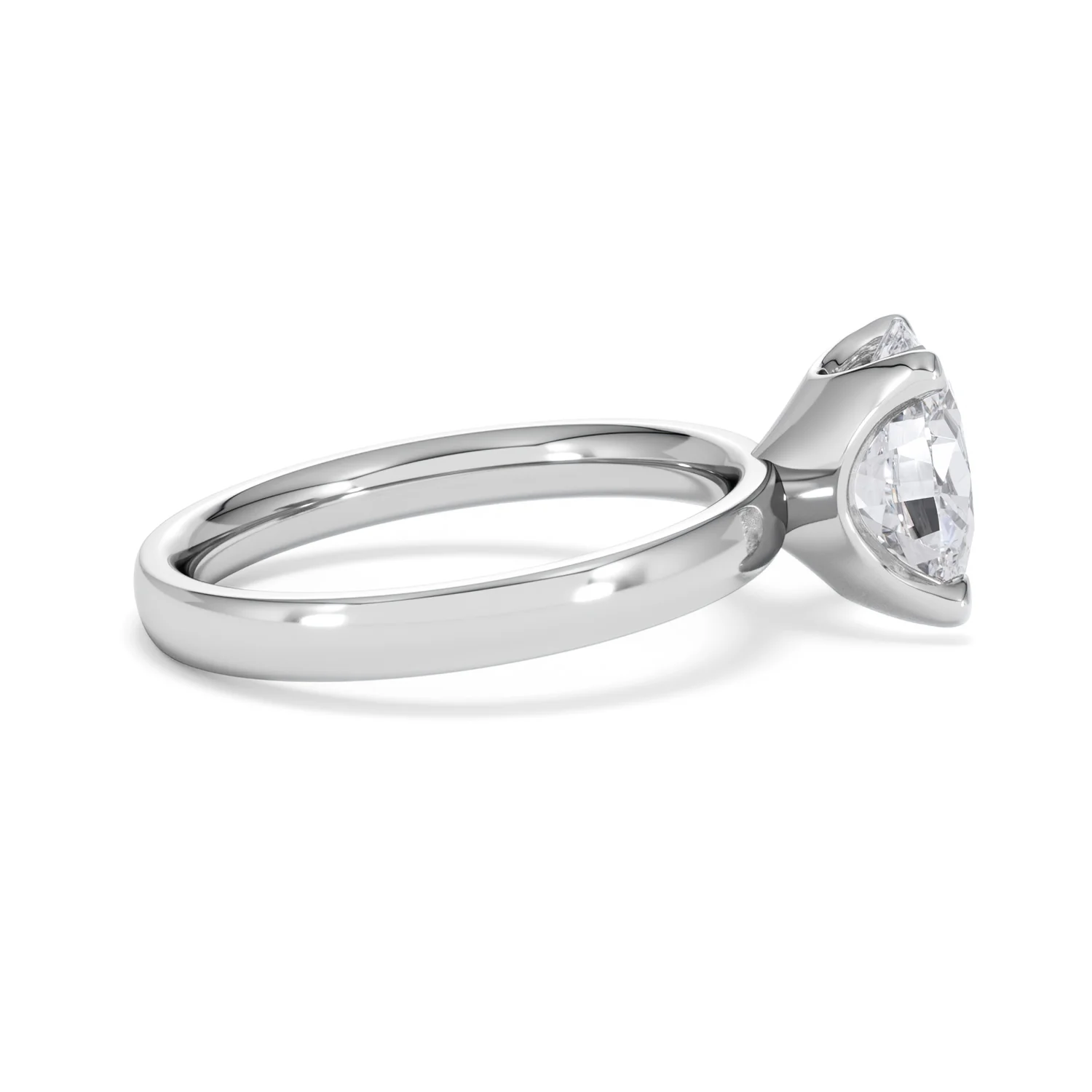 Origin 2.00ct Oval Cut Lab Diamond Solitaire Engagement Ring in Platinum - Image 28