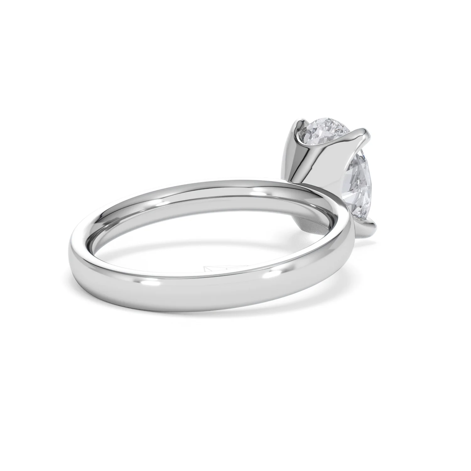 Origin 2.00ct Oval Cut Lab Diamond Solitaire Engagement Ring in Platinum - Image 38