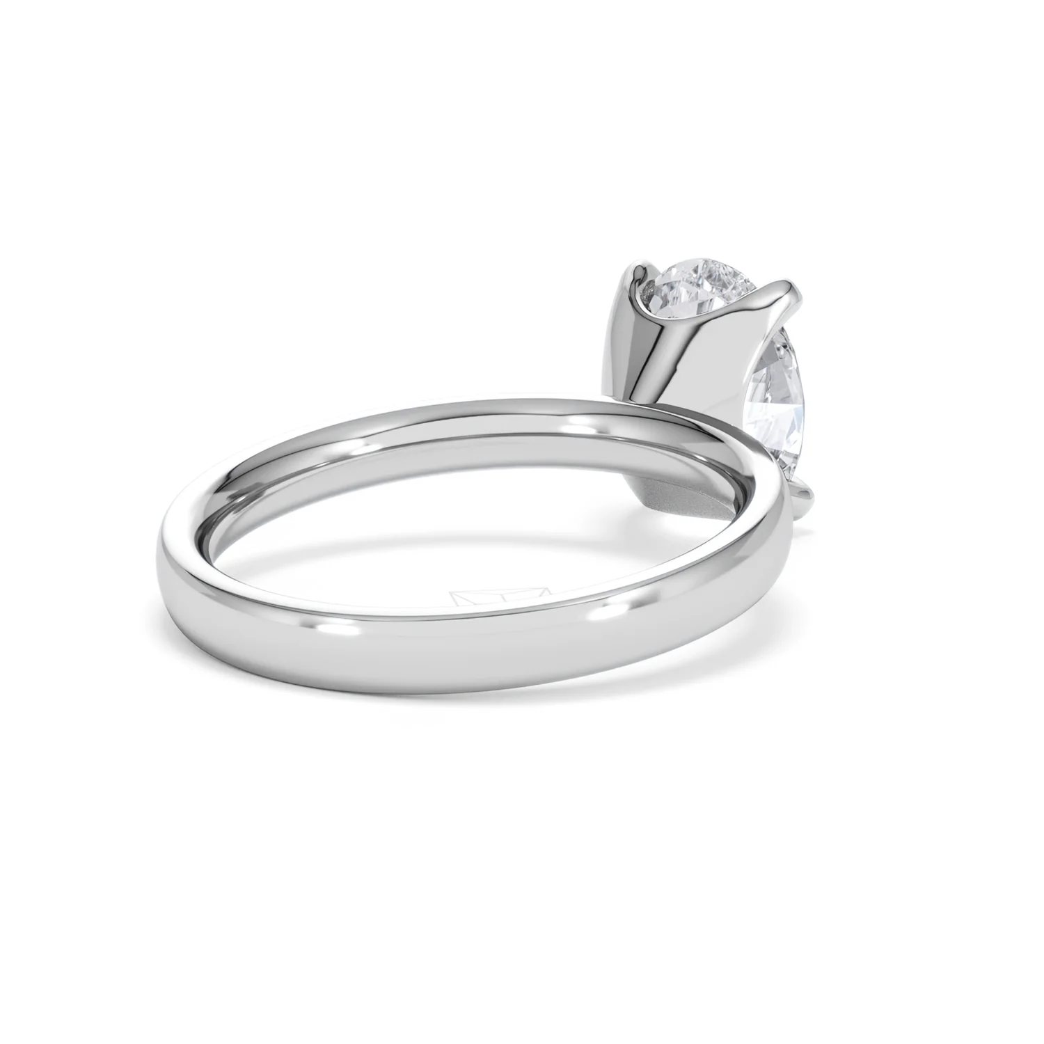 Origin 2.00ct Oval Cut Lab Diamond Solitaire Engagement Ring in Platinum - Image 39
