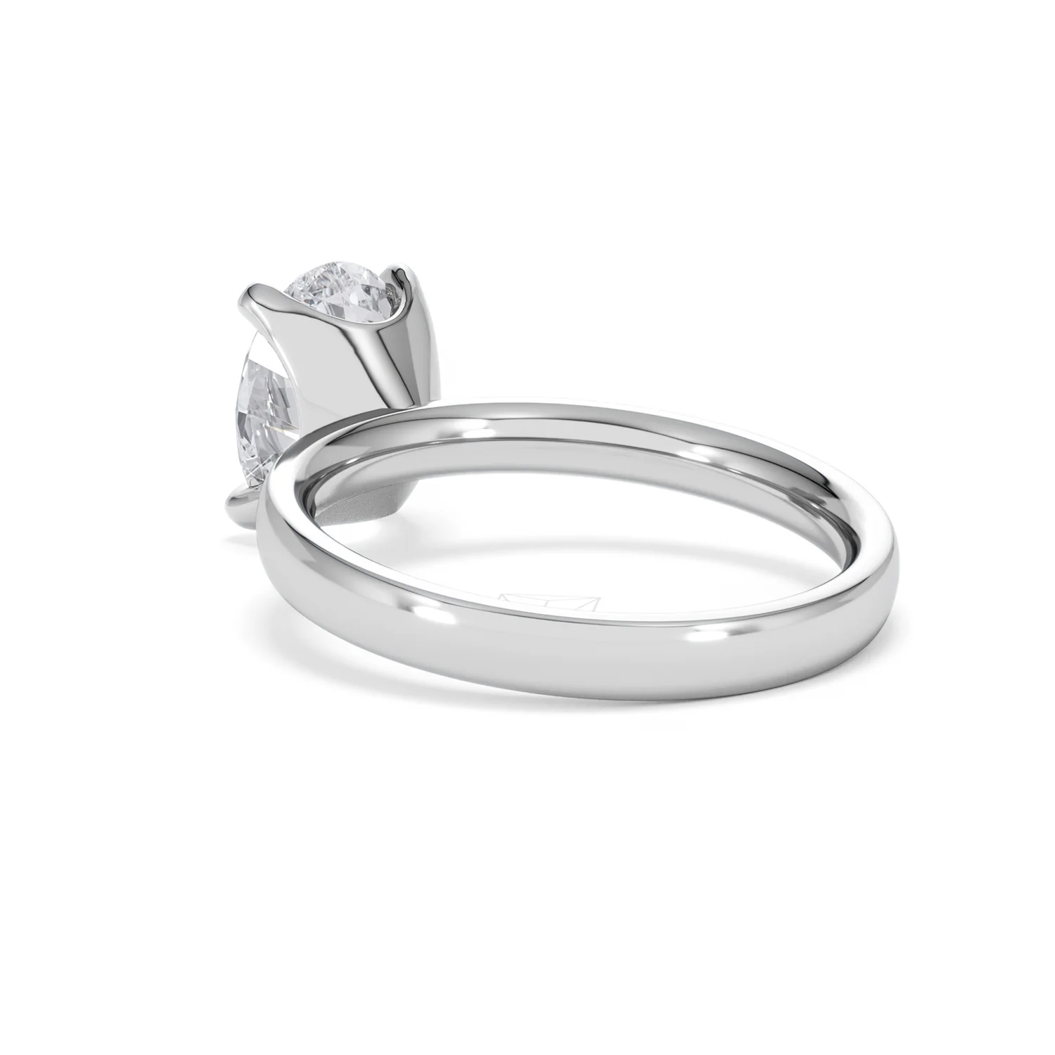 Origin 2.00ct Oval Cut Lab Diamond Solitaire Engagement Ring in Platinum - Image 55