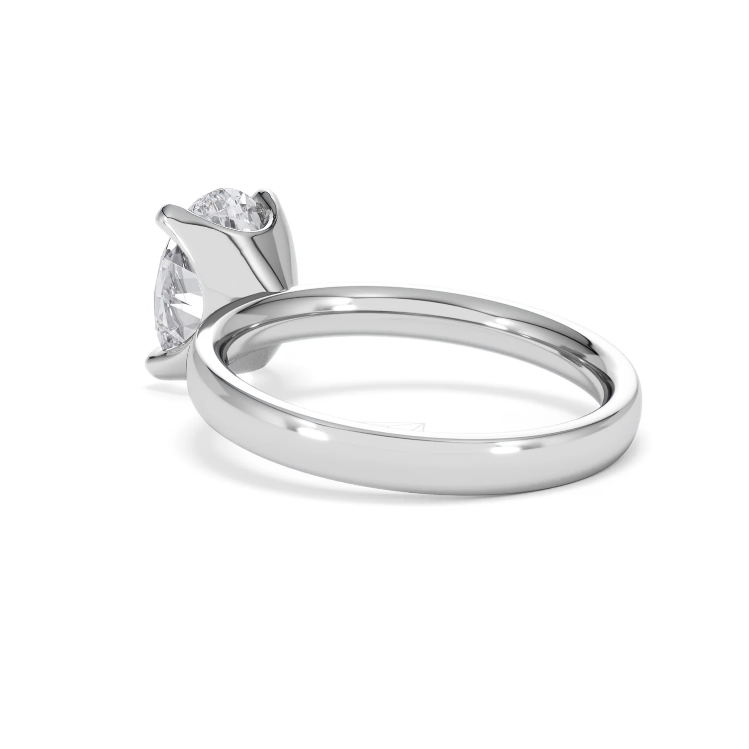 Origin 2.00ct Oval Cut Lab Diamond Solitaire Engagement Ring in Platinum - Image 56