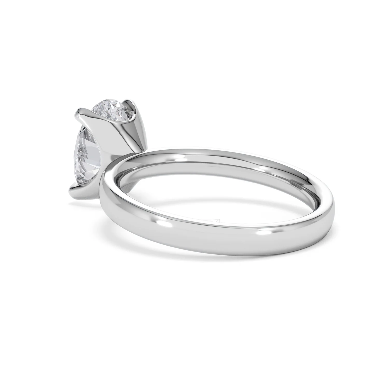 Origin 2.00ct Oval Cut Lab Diamond Solitaire Engagement Ring in Platinum - Image 57