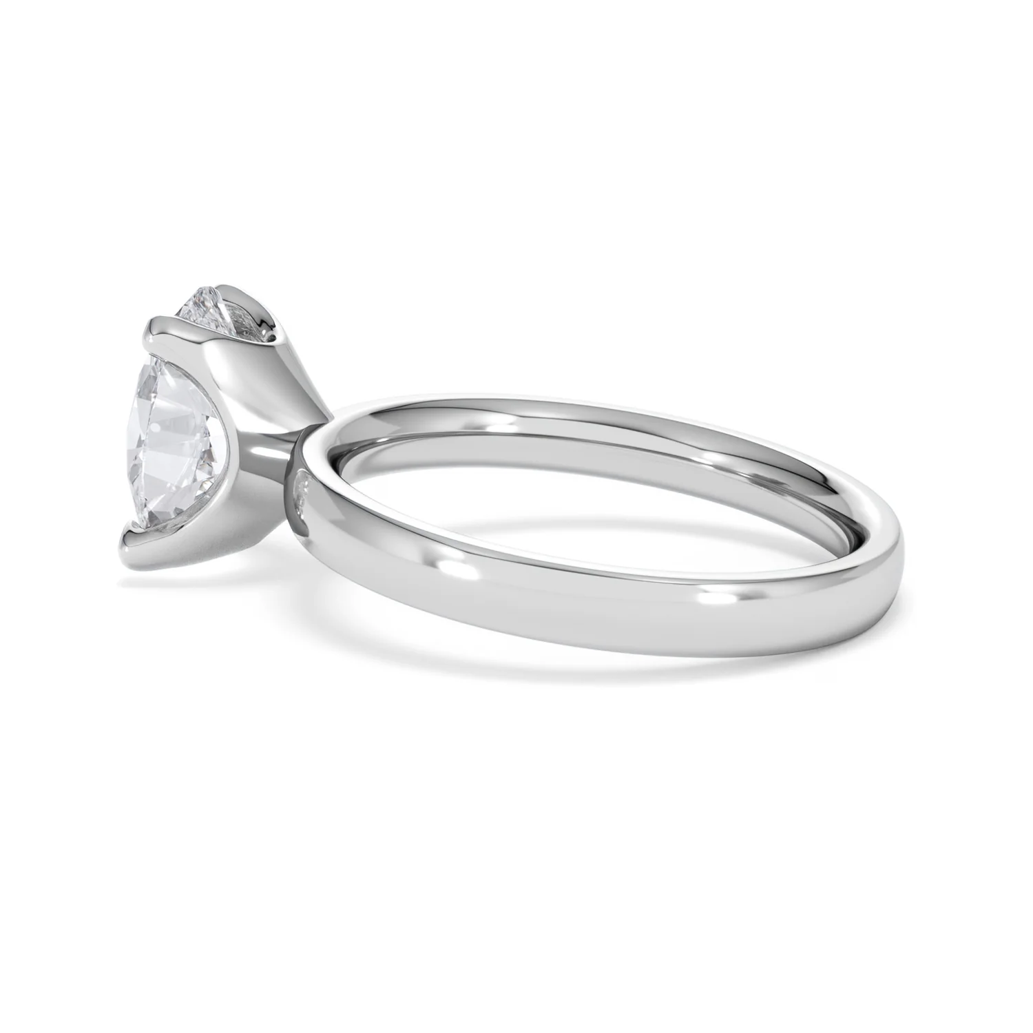 Origin 2.00ct Oval Cut Lab Diamond Solitaire Engagement Ring in Platinum - Image 63