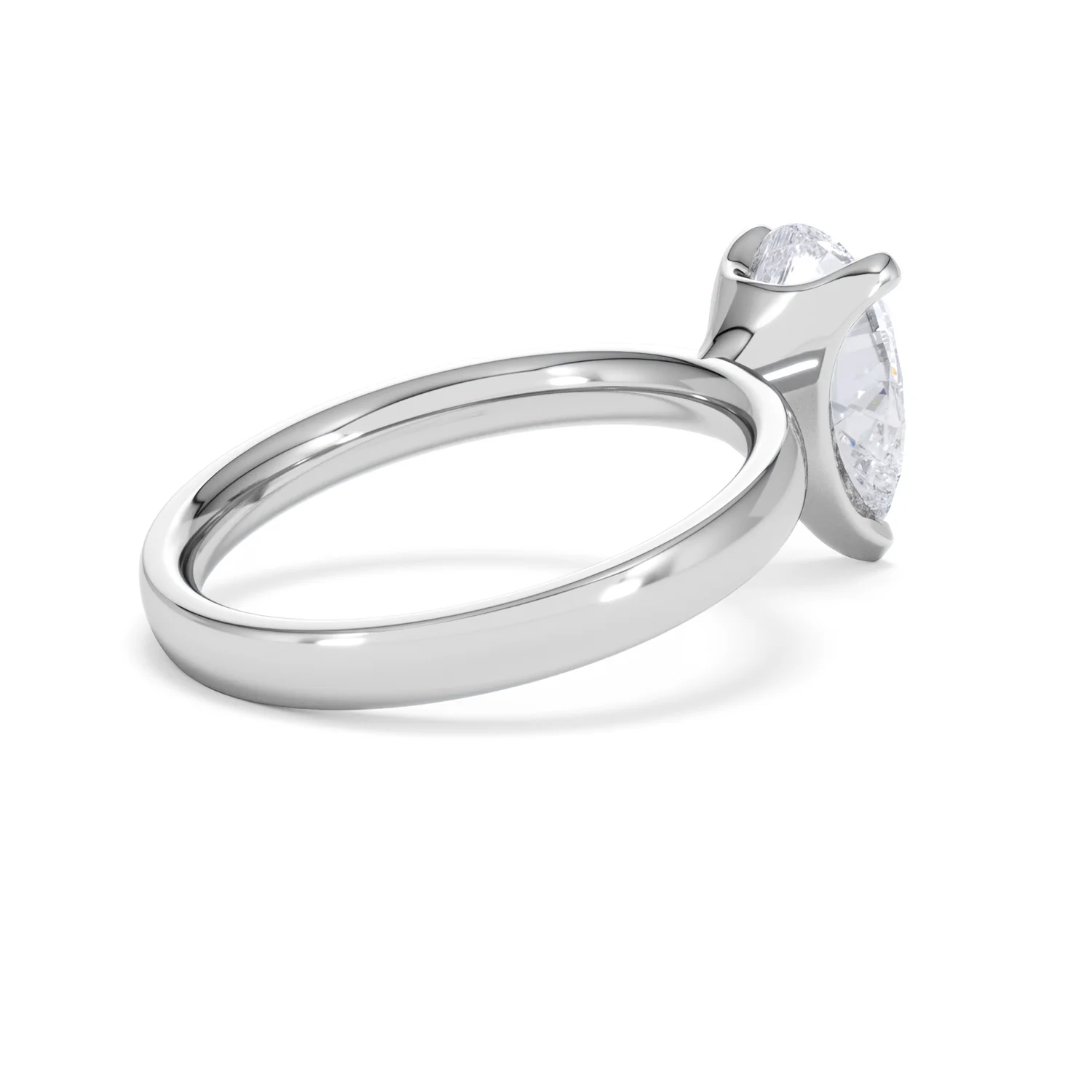 Origin 2.00ct Pear Cut Lab Diamond Solitaire Engagement Ring in 18K White Gold - Image 35