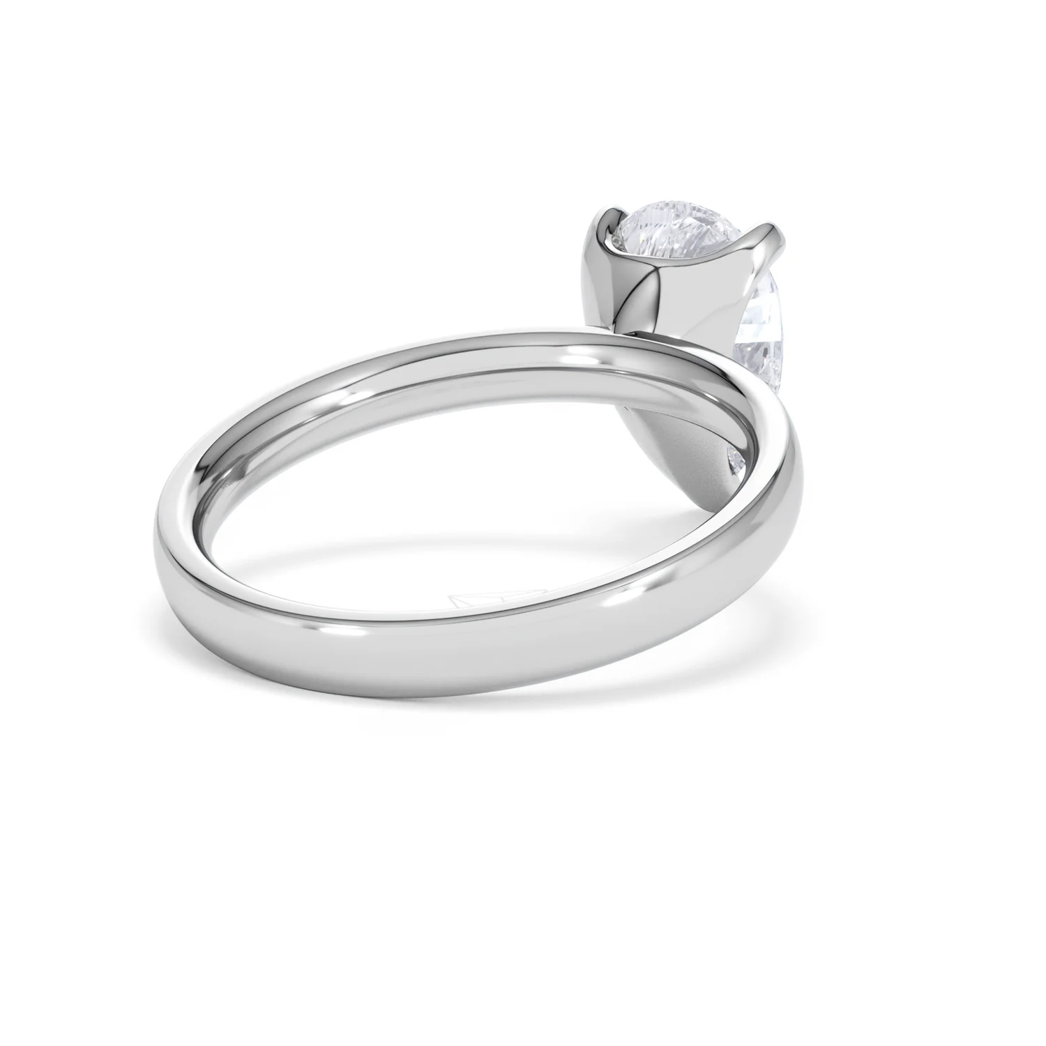 Origin 2.00ct Pear Cut Lab Diamond Solitaire Engagement Ring in 18K White Gold - Image 40
