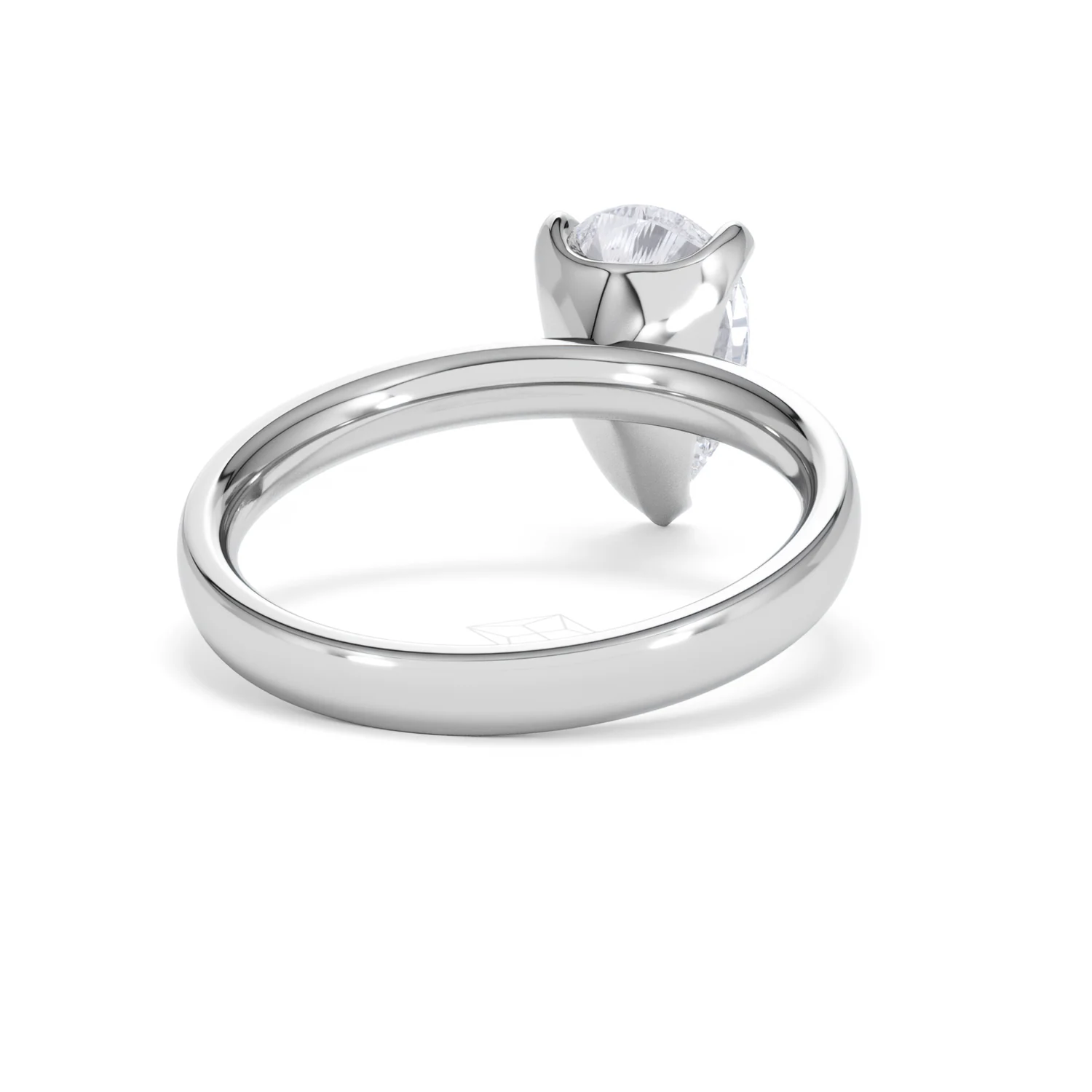 Origin 2.00ct Pear Cut Lab Diamond Solitaire Engagement Ring in 18K White Gold - Image 43