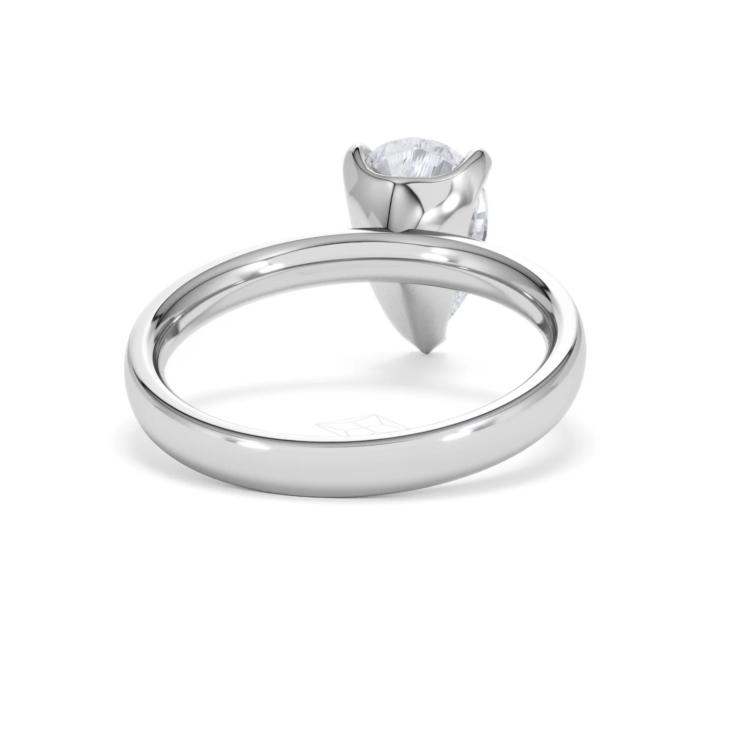 Origin 2.00ct Pear Cut Lab Diamond Solitaire Engagement Ring in 18K White Gold - Image 44