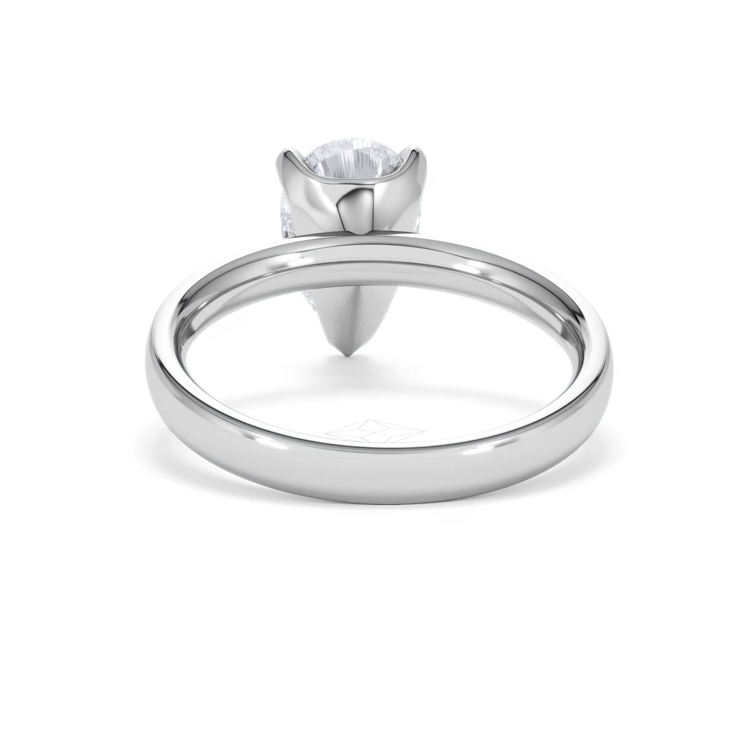 Origin 2.00ct Pear Cut Lab Diamond Solitaire Engagement Ring in 18K White Gold - Image 48