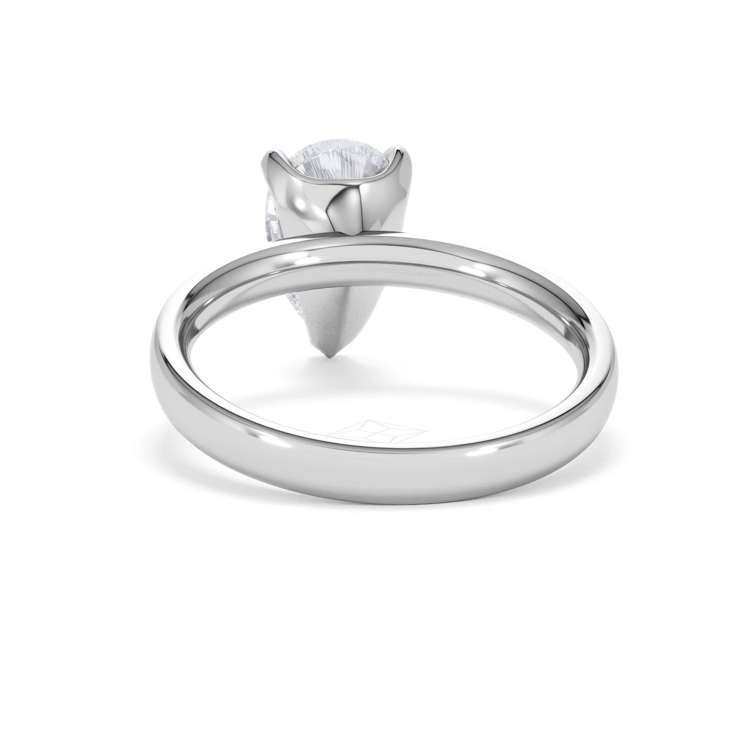 Origin 2.00ct Pear Cut Lab Diamond Solitaire Engagement Ring in 18K White Gold - Image 49