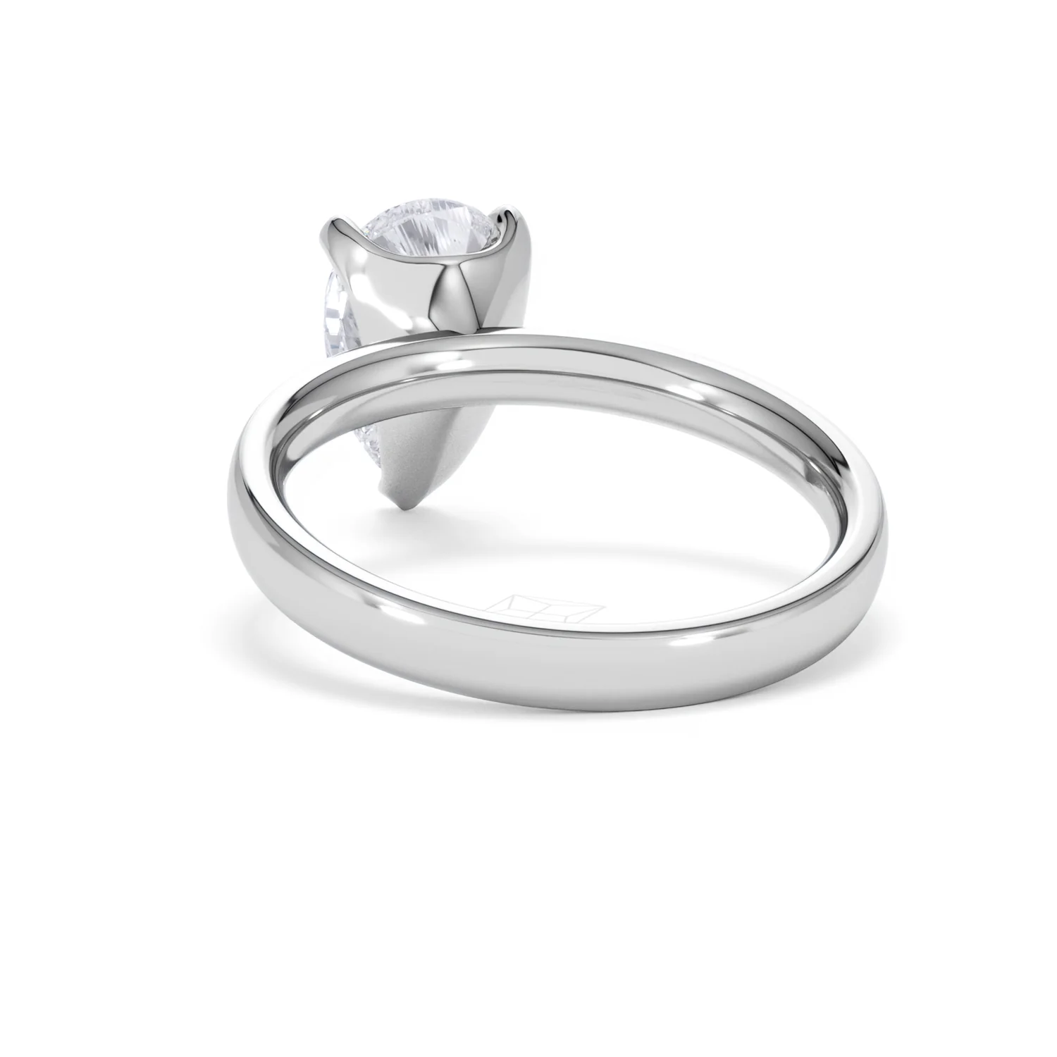 Origin 2.00ct Pear Cut Lab Diamond Solitaire Engagement Ring in Platinum - Image 51
