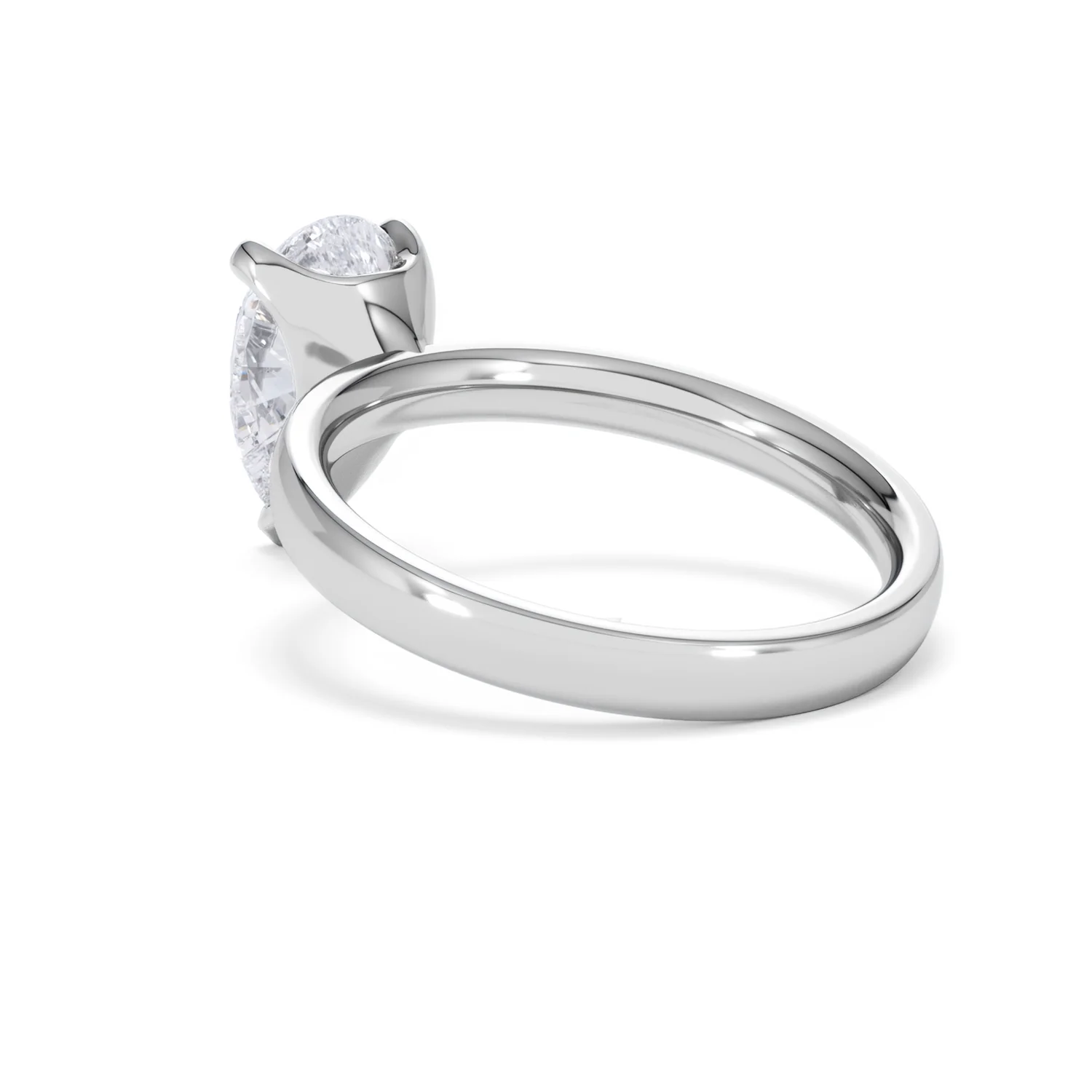 Origin 2.00ct Pear Cut Lab Diamond Solitaire Engagement Ring in Platinum - Image 56