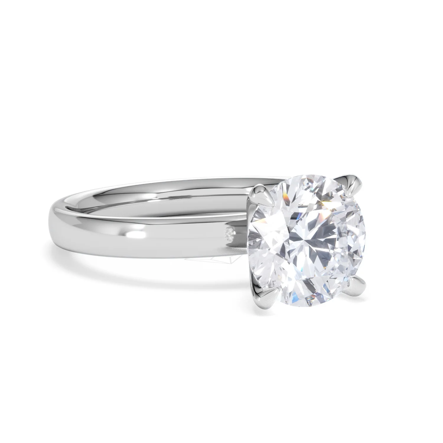 Origin 2.00ct Round Cut Lab Diamond Solitaire Engagement Ring in 18K White Gold - Image 13