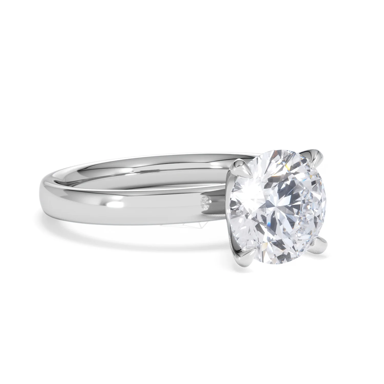 Origin 2.00ct Round Cut Lab Diamond Solitaire Engagement Ring in 18K White Gold - Image 14