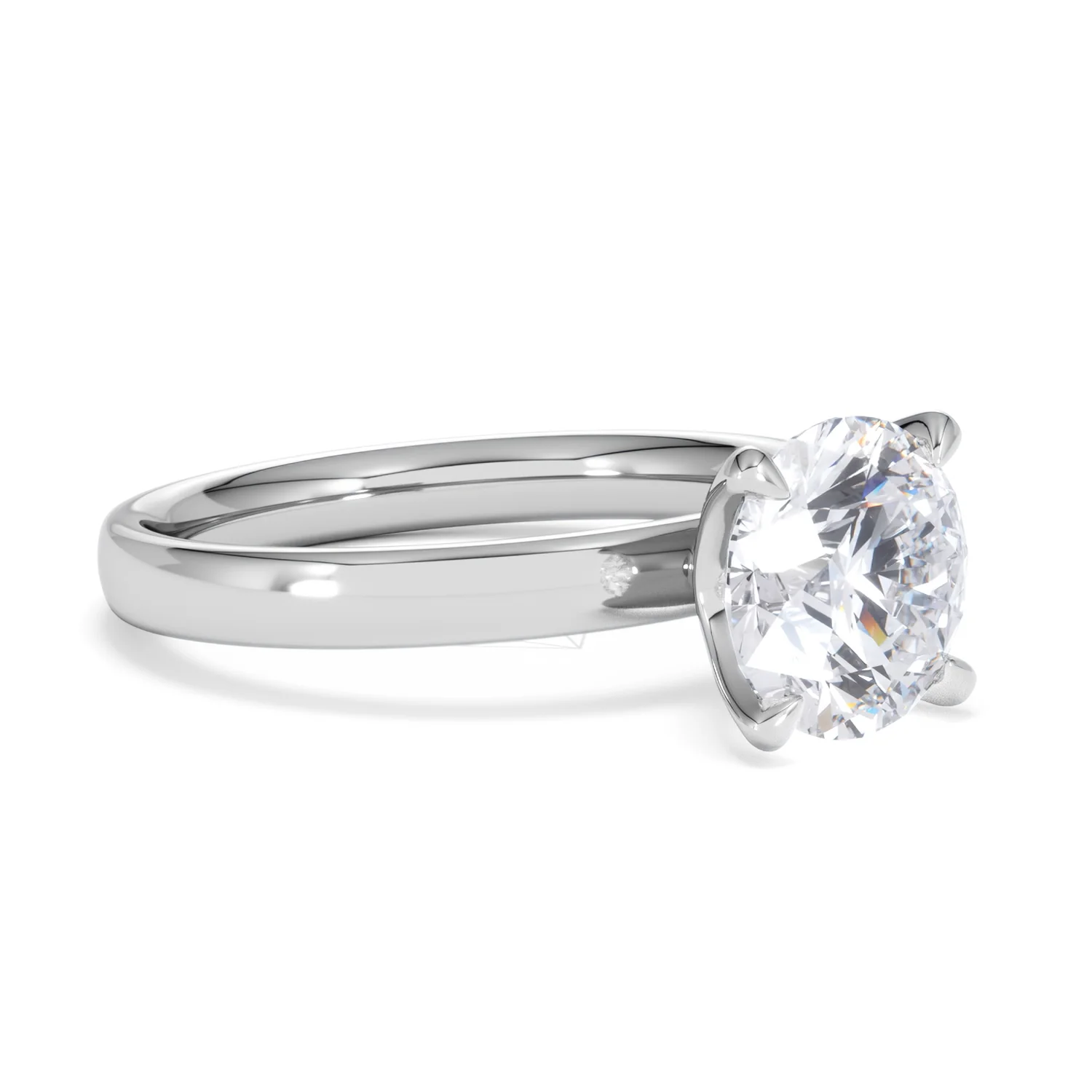 Origin 2.00ct Round Cut Lab Diamond Solitaire Engagement Ring in 18K White Gold - Image 16