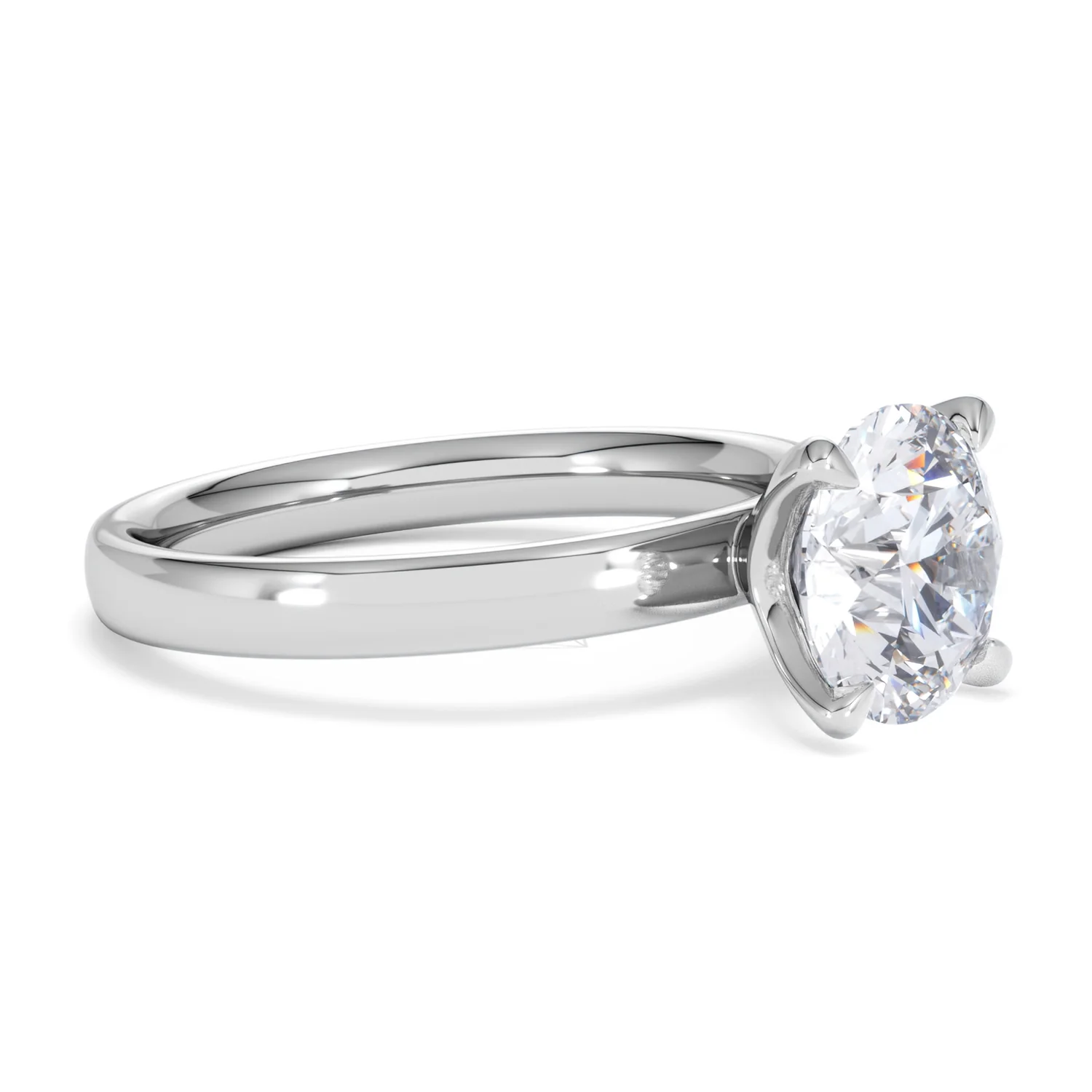 Origin 2.00ct Round Cut Lab Diamond Solitaire Engagement Ring in 18K White Gold - Image 18
