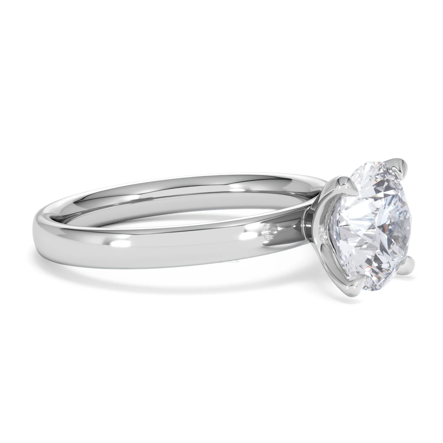 Origin 2.00ct Round Cut Lab Diamond Solitaire Engagement Ring in 18K White Gold - Image 19