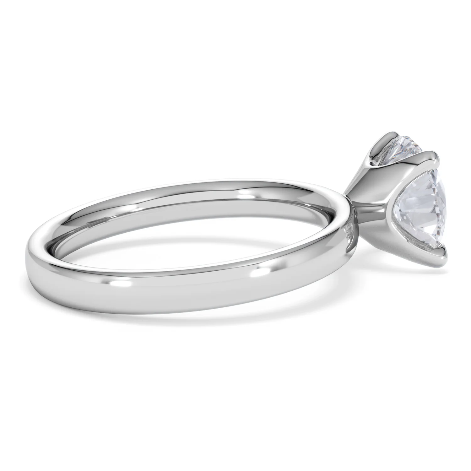 Origin 2.00ct Round Cut Lab Diamond Solitaire Engagement Ring in 18K White Gold - Image 31