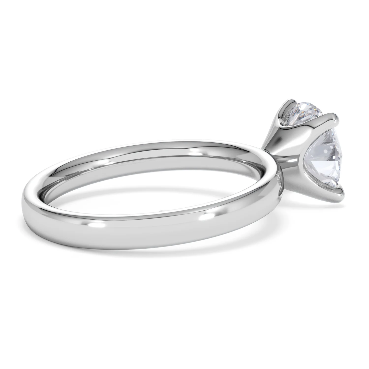 Origin 2.00ct Round Cut Lab Diamond Solitaire Engagement Ring in 18K White Gold - Image 33