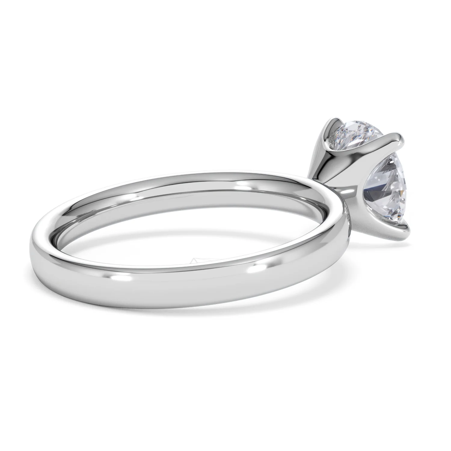 Origin 2.00ct Round Cut Lab Diamond Solitaire Engagement Ring in 18K White Gold - Image 35