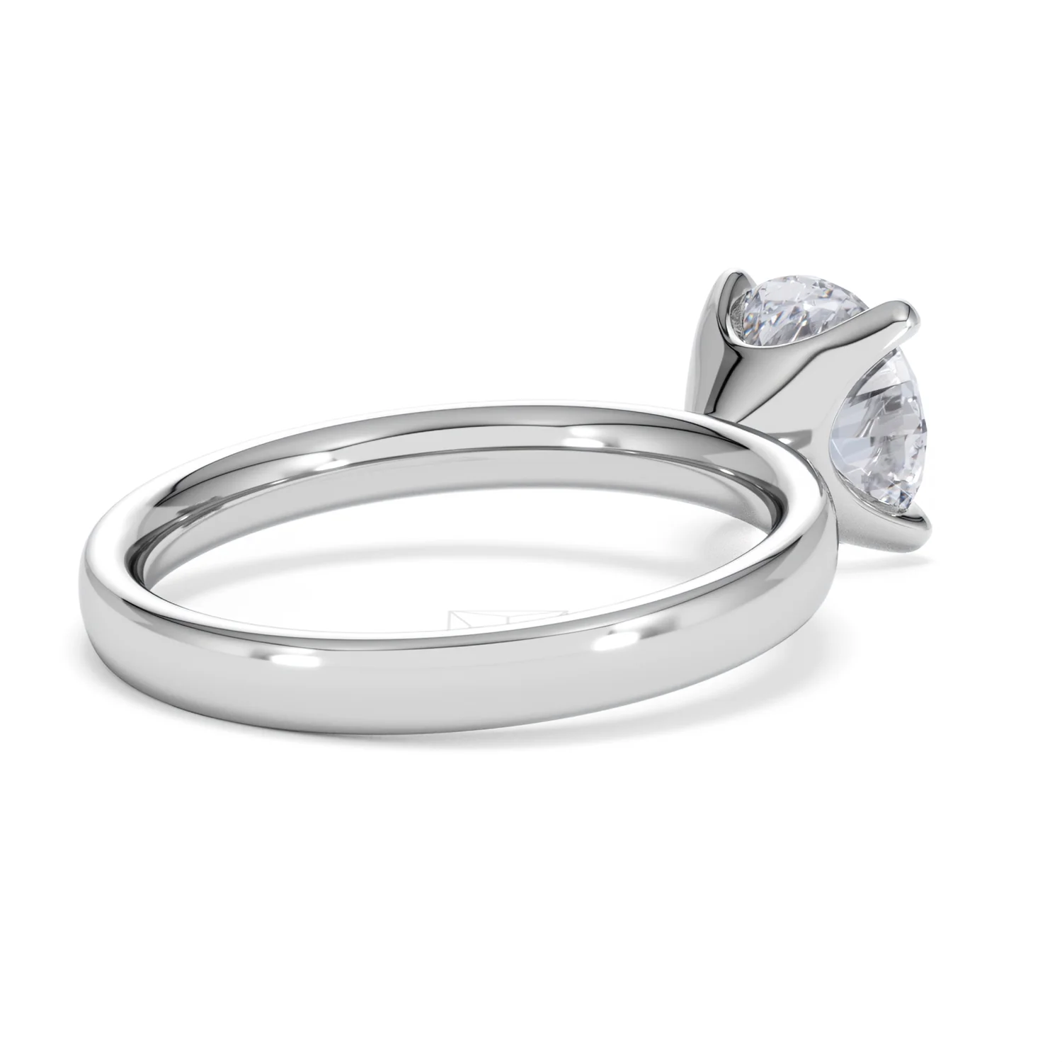 Origin 2.00ct Round Cut Lab Diamond Solitaire Engagement Ring in 18K White Gold - Image 37